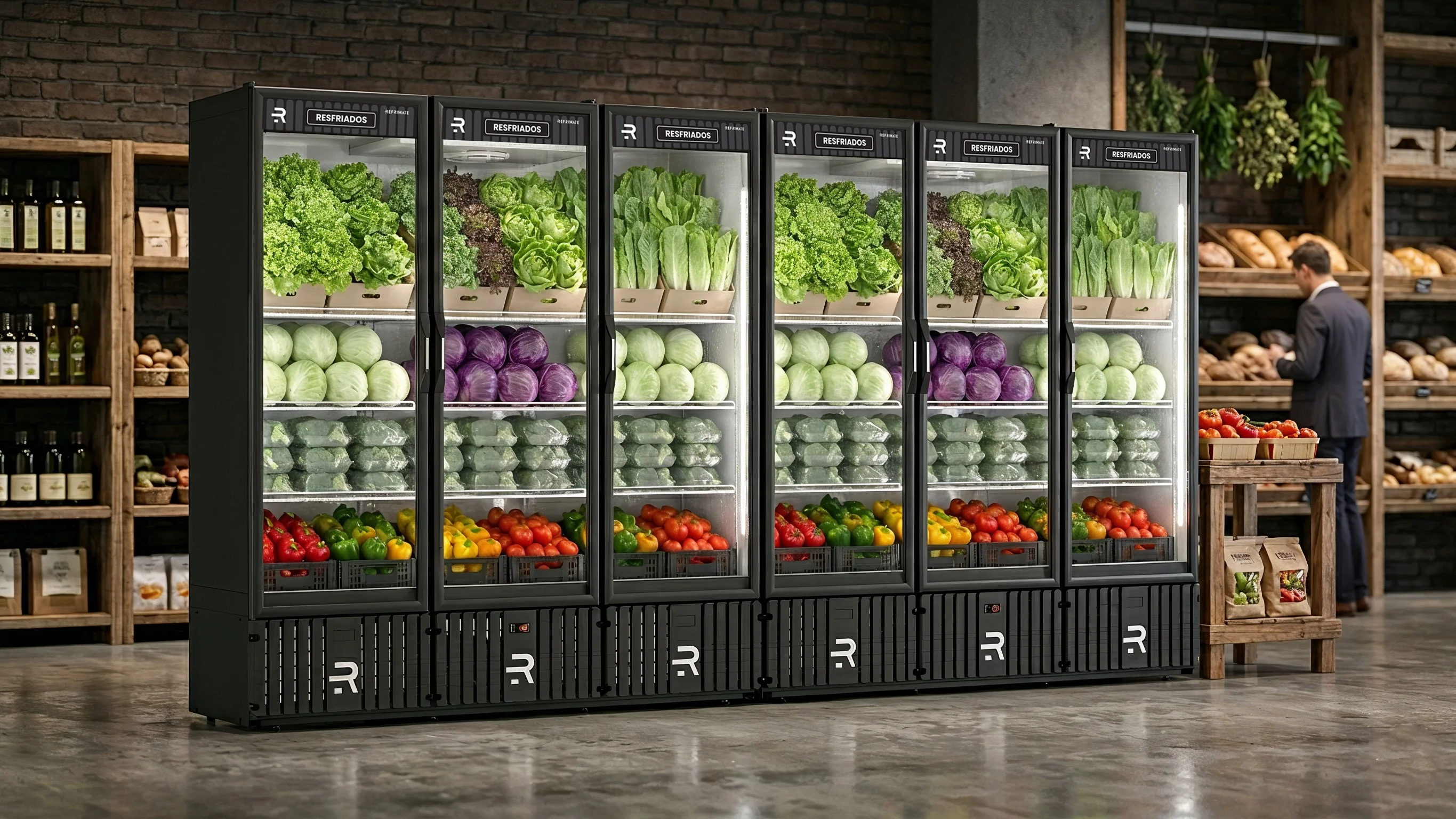 Visicooler Refrigerados 1800L Puerta de Vidrio - VCM1800PV