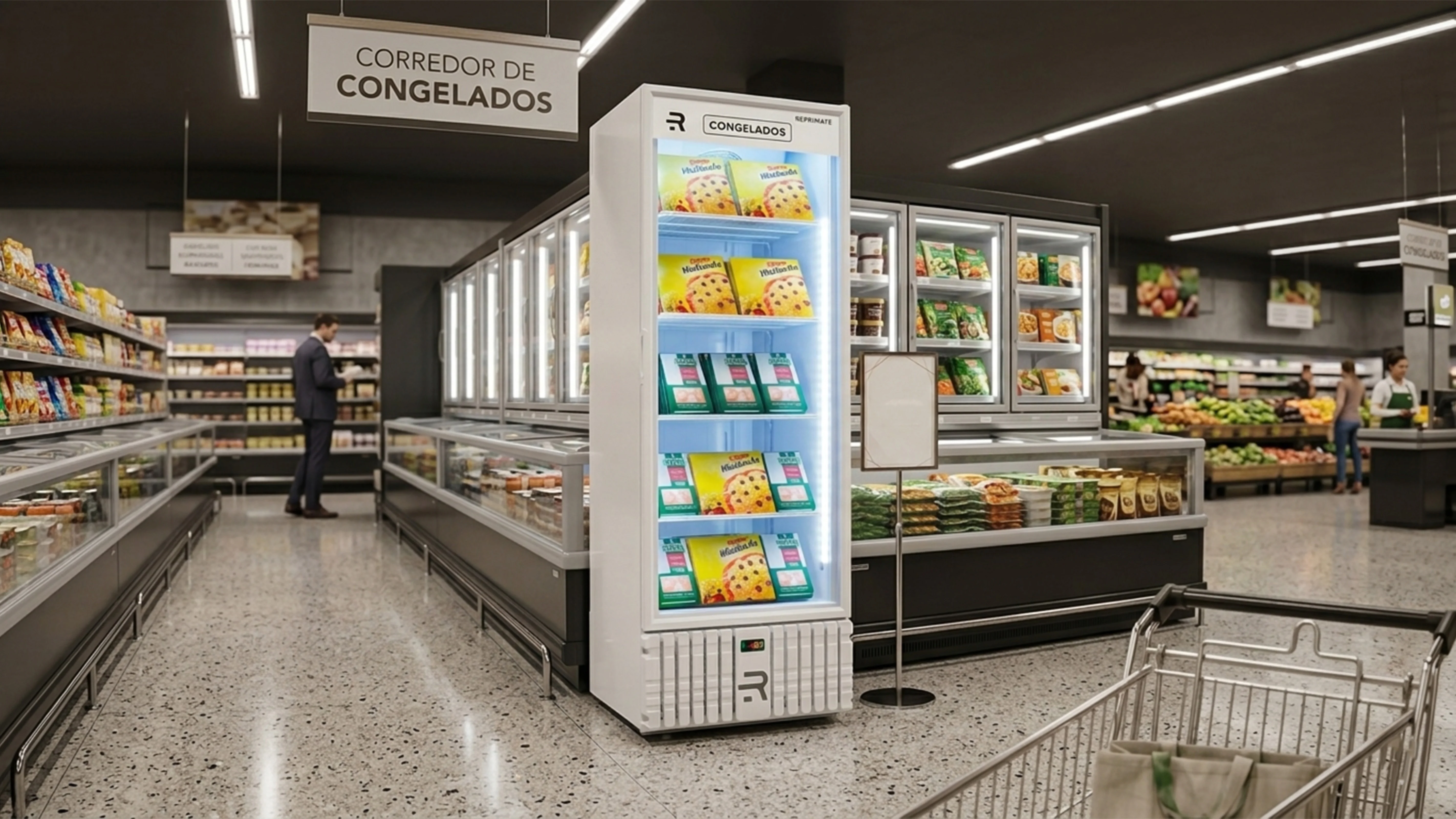 Visicooler P/Congelados Puerta de Vidrio - VCCO570PV