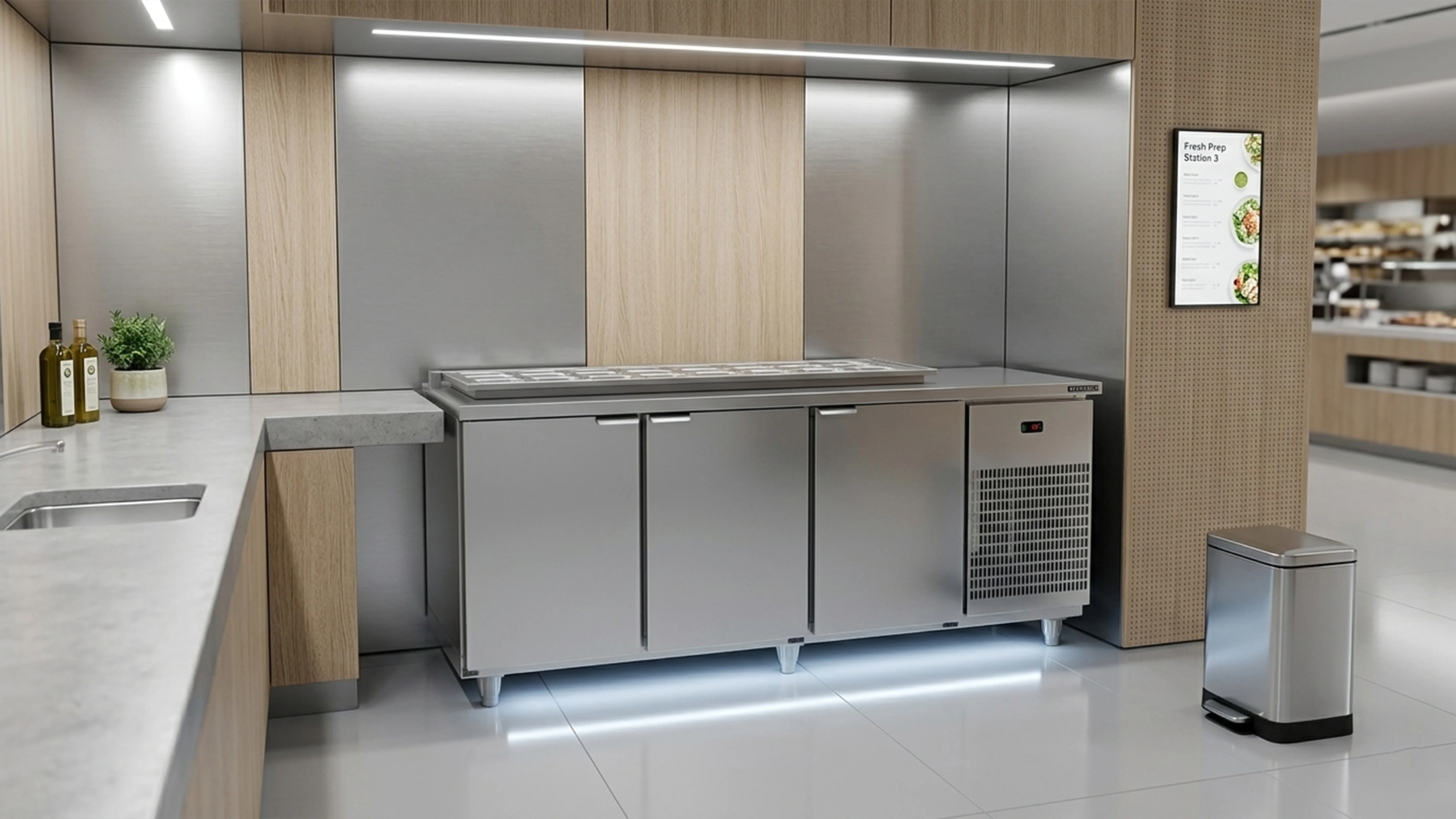 Balcón Servicio Refrigerado Condimentador Plus 2000 - BSRCP 2000