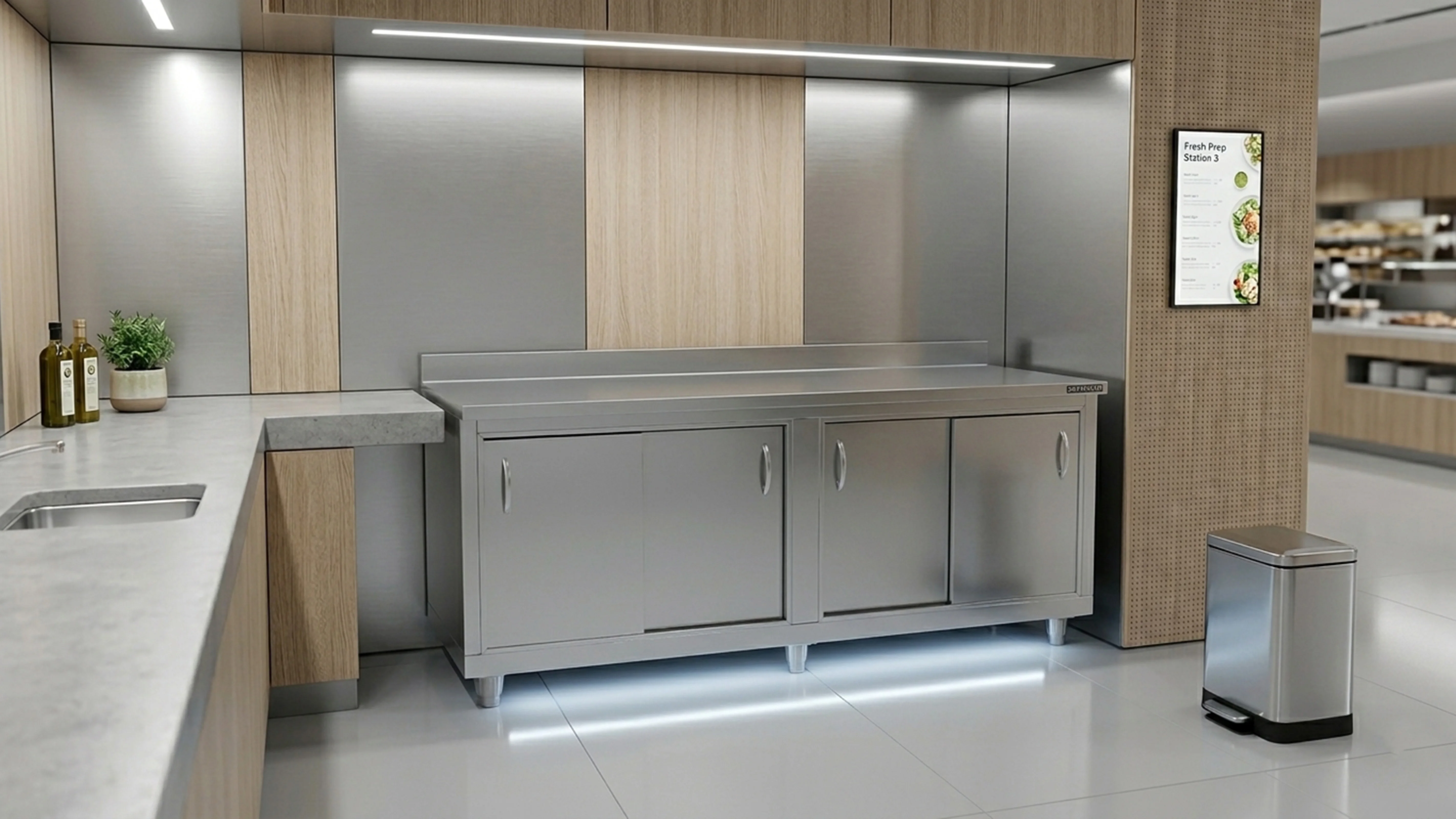 Balcón Seco de Servicio Inox 2000 - BSS2000