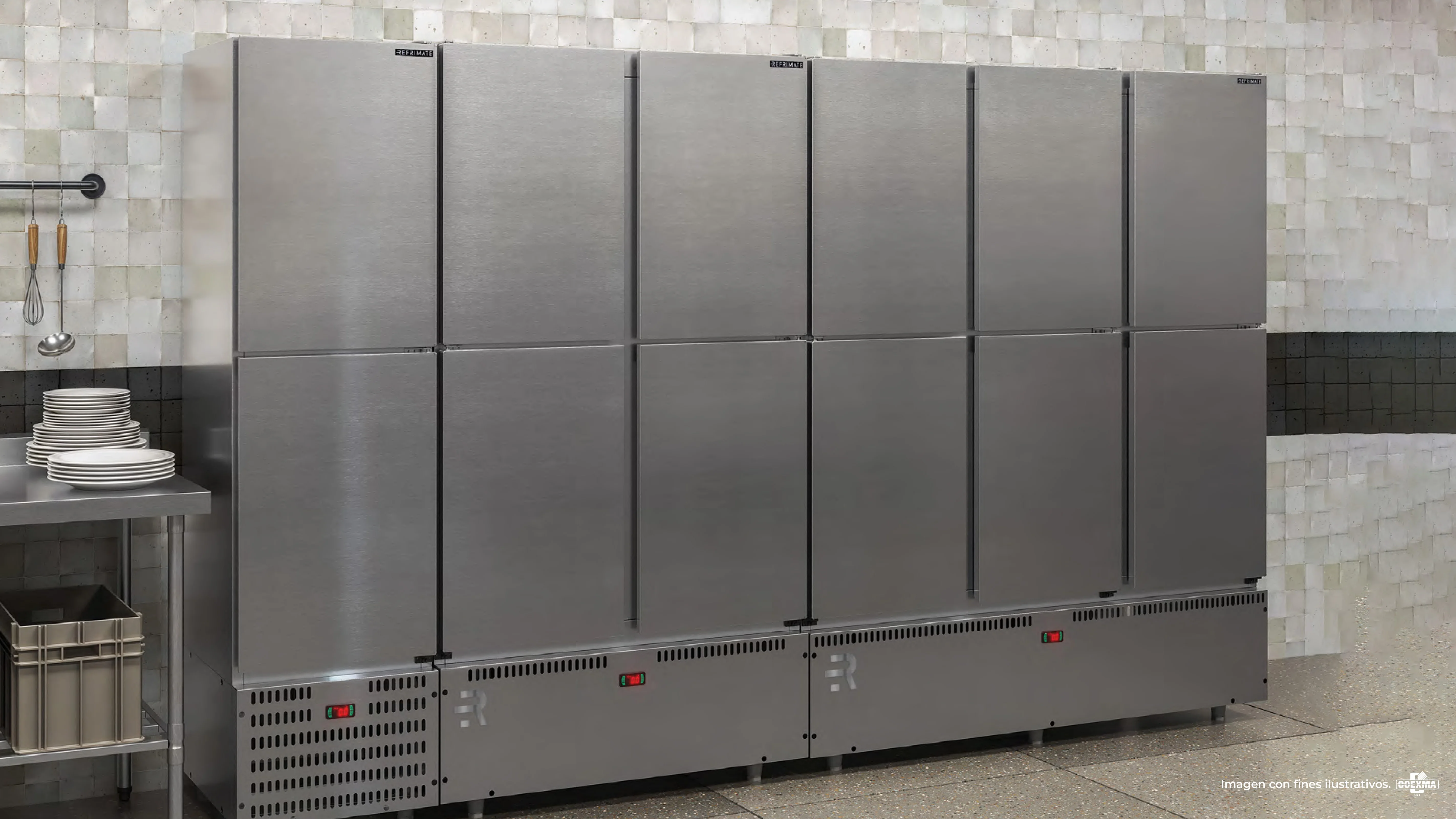 Heladera Comercial Refrigerada Mini Cámara Puerta Sólida - MCR6P