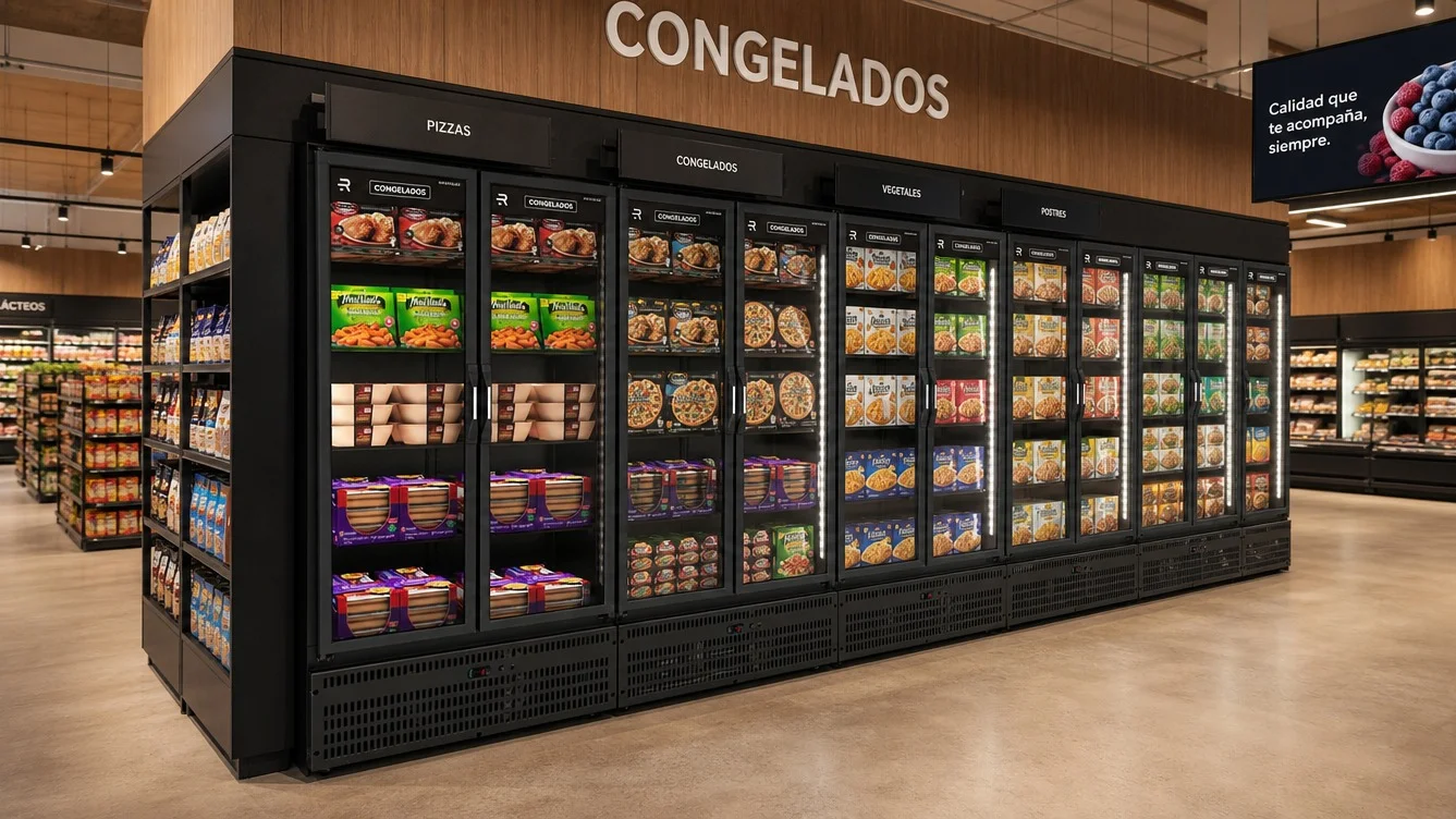 Auto Servicio Vanguard Congelados Puerta de Vidrio - ASVCG2P