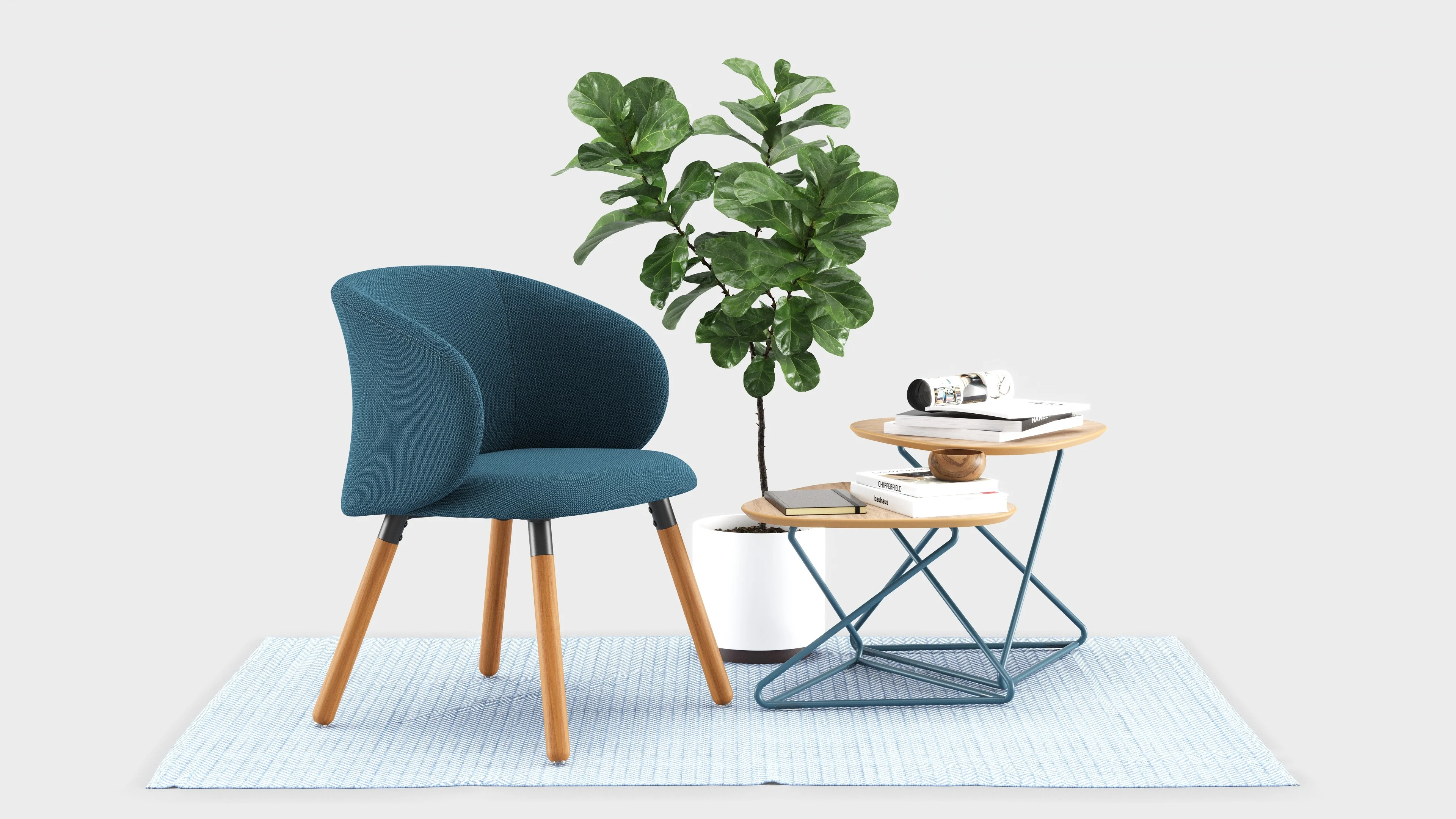 Silla Fija Pata Madera Bee 36706