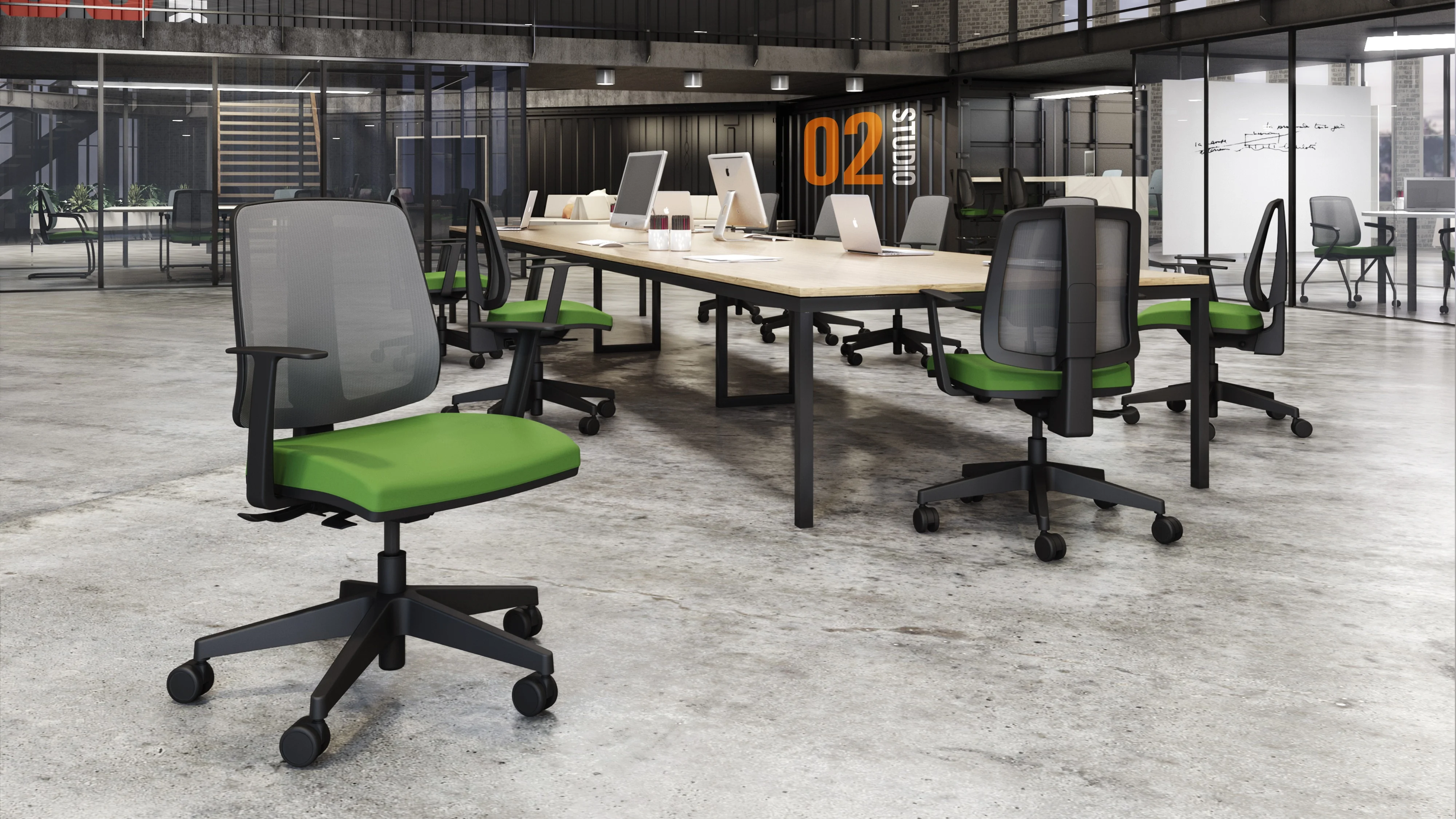 Silla Ejecutiva Giratoria Flip 43103 SRE