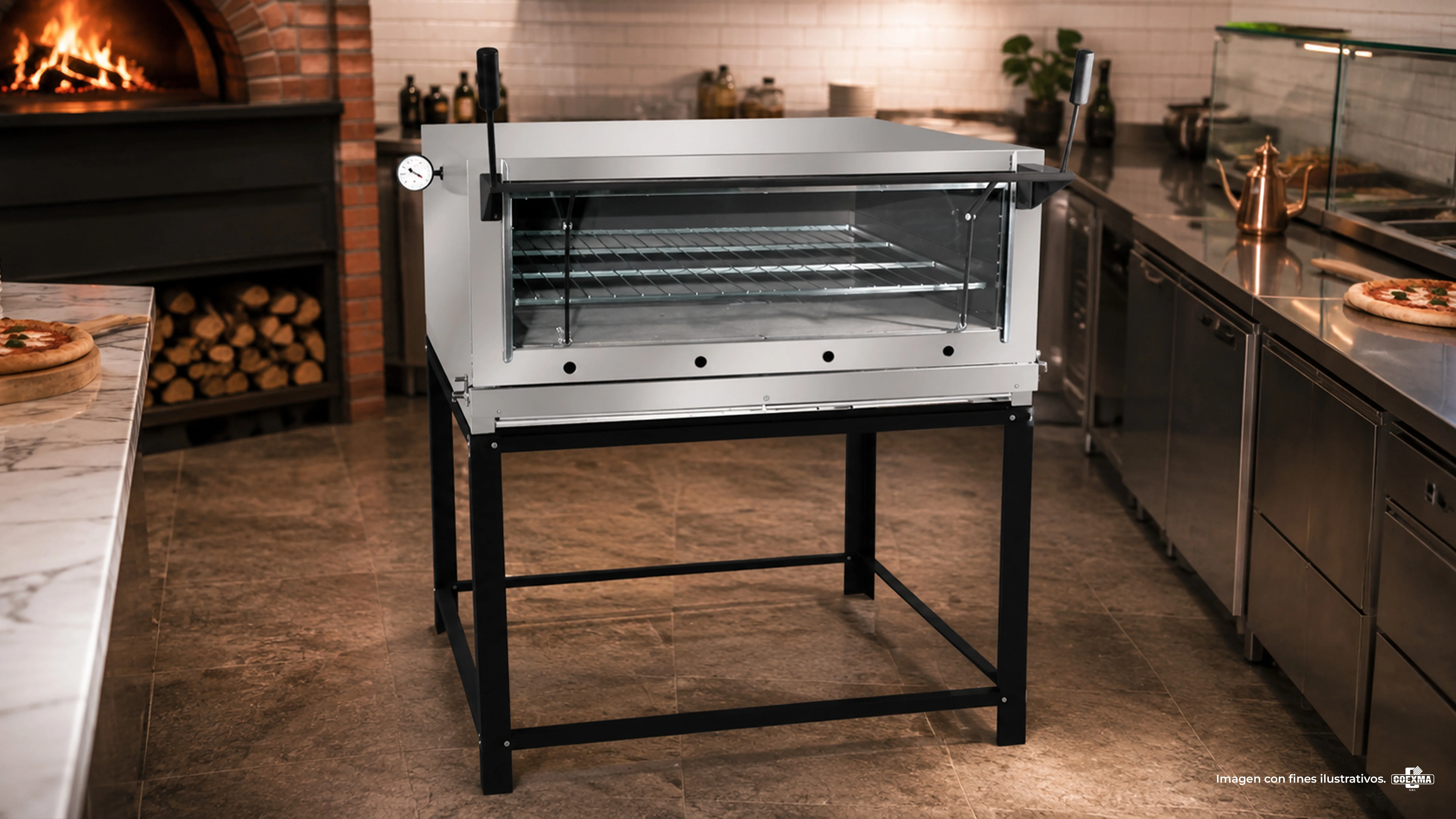 Horno a Gas 80X60 FIRI-90