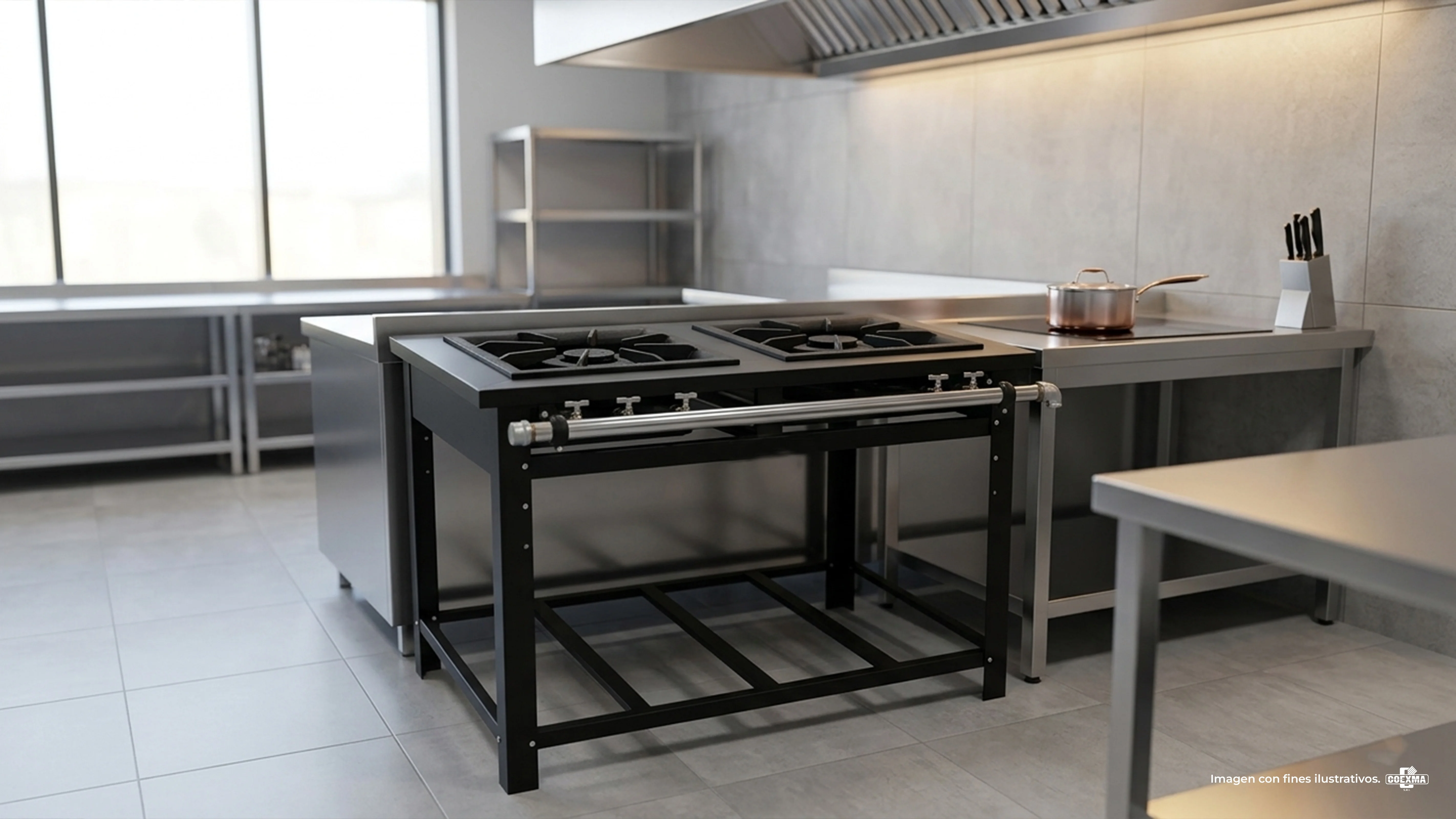Cocina a Gas Industrial M2PD2