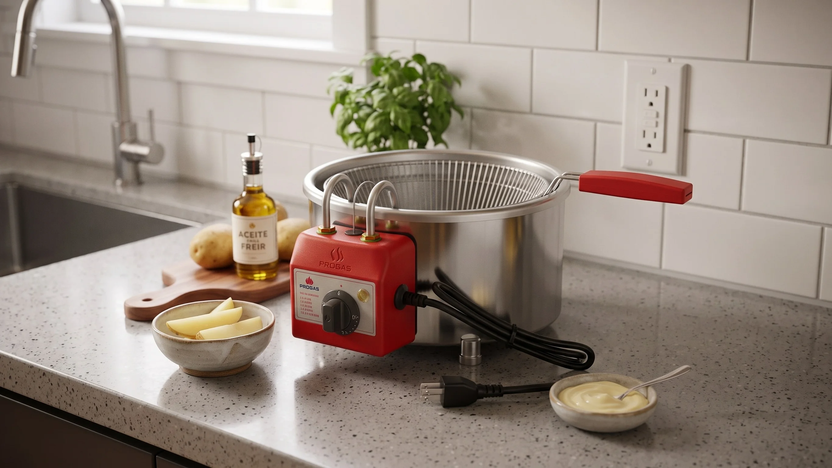 Freidora Eléctrica PR-310E Aceite Mesa 3 Lts 220V