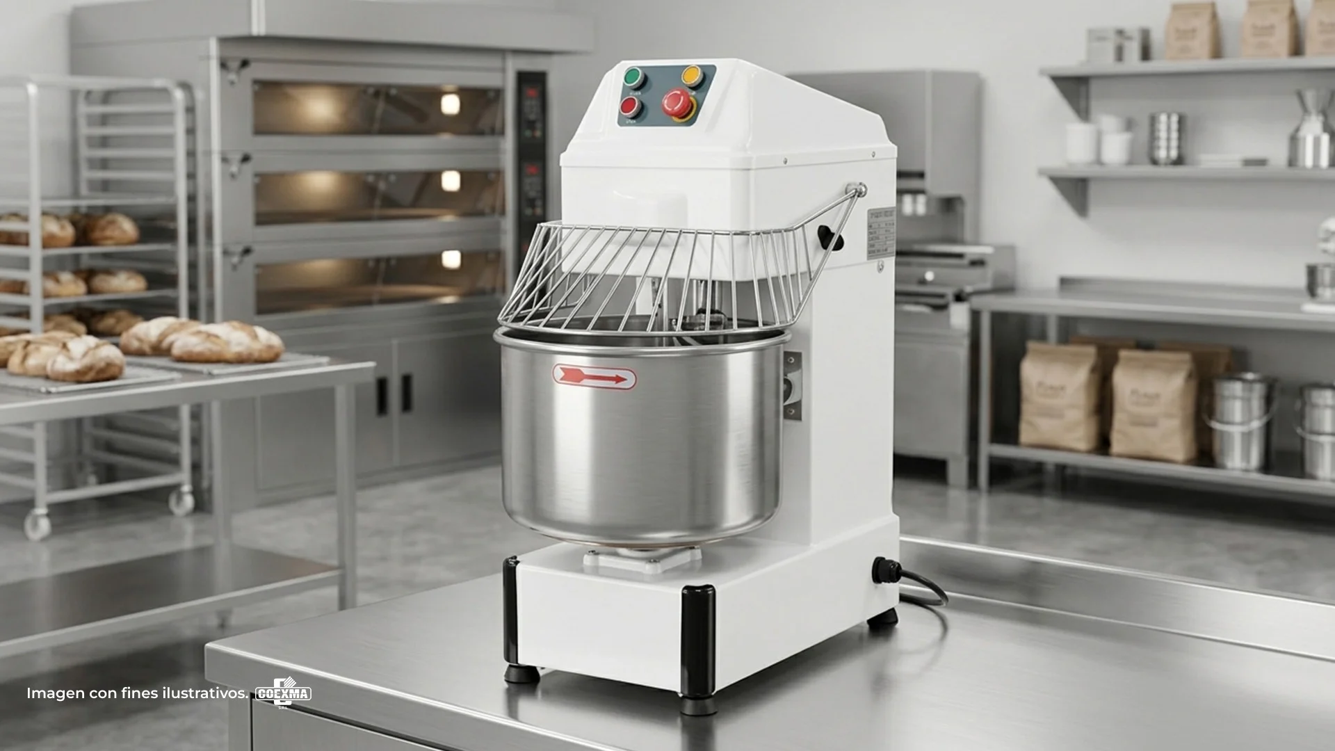 AMASADORA DE MESA ESPIRAL 25 KG