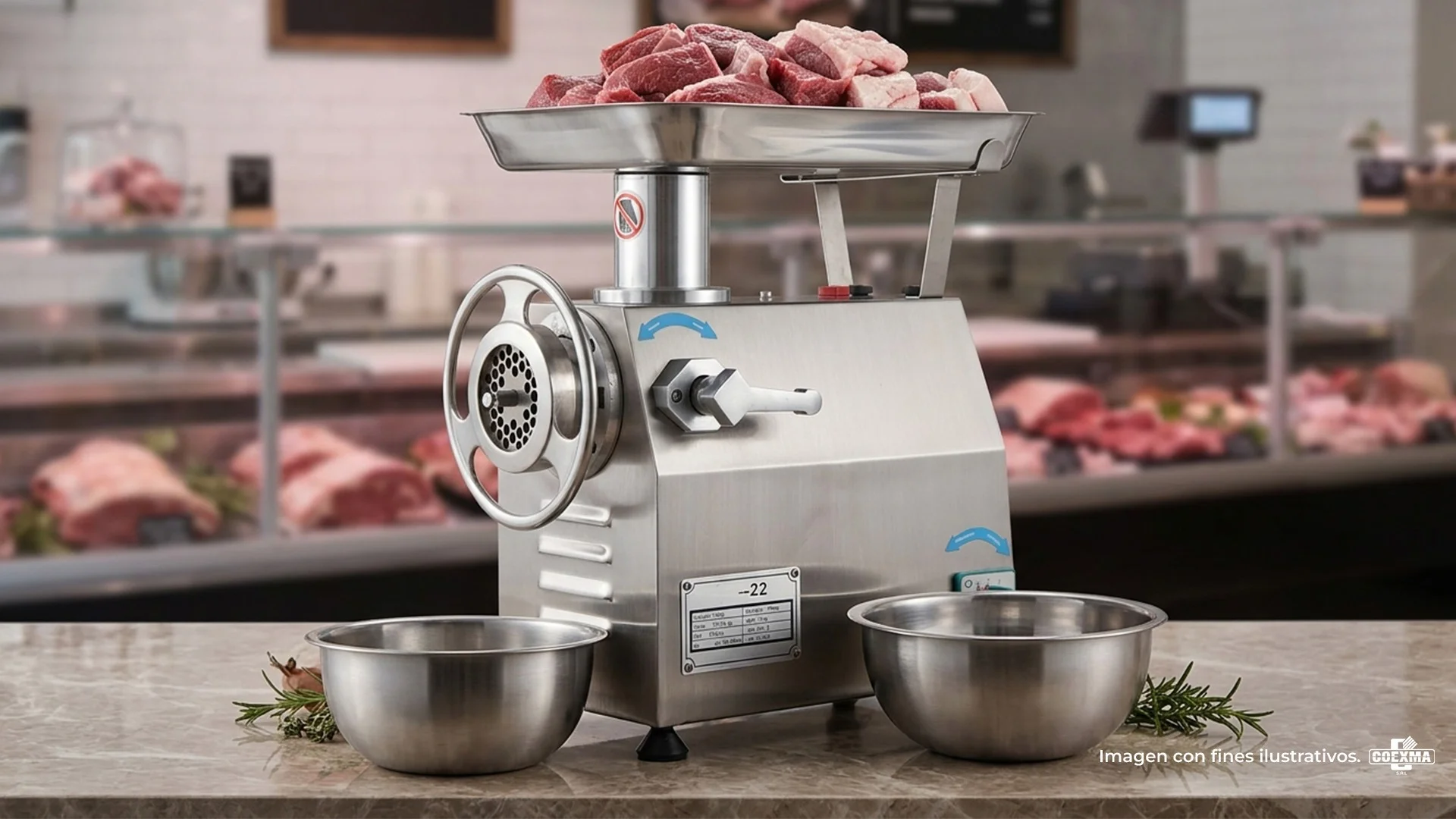 Molino para Carne GMCB-22 /250KH/H