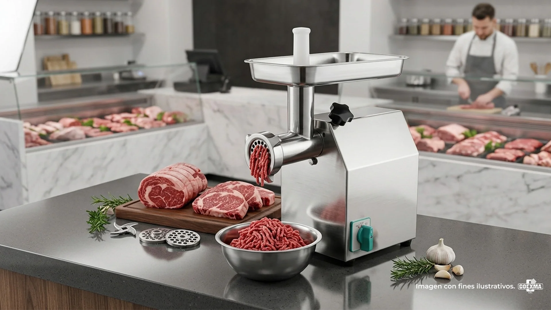 Molino de Carne GMCB-12/ 150KG/H