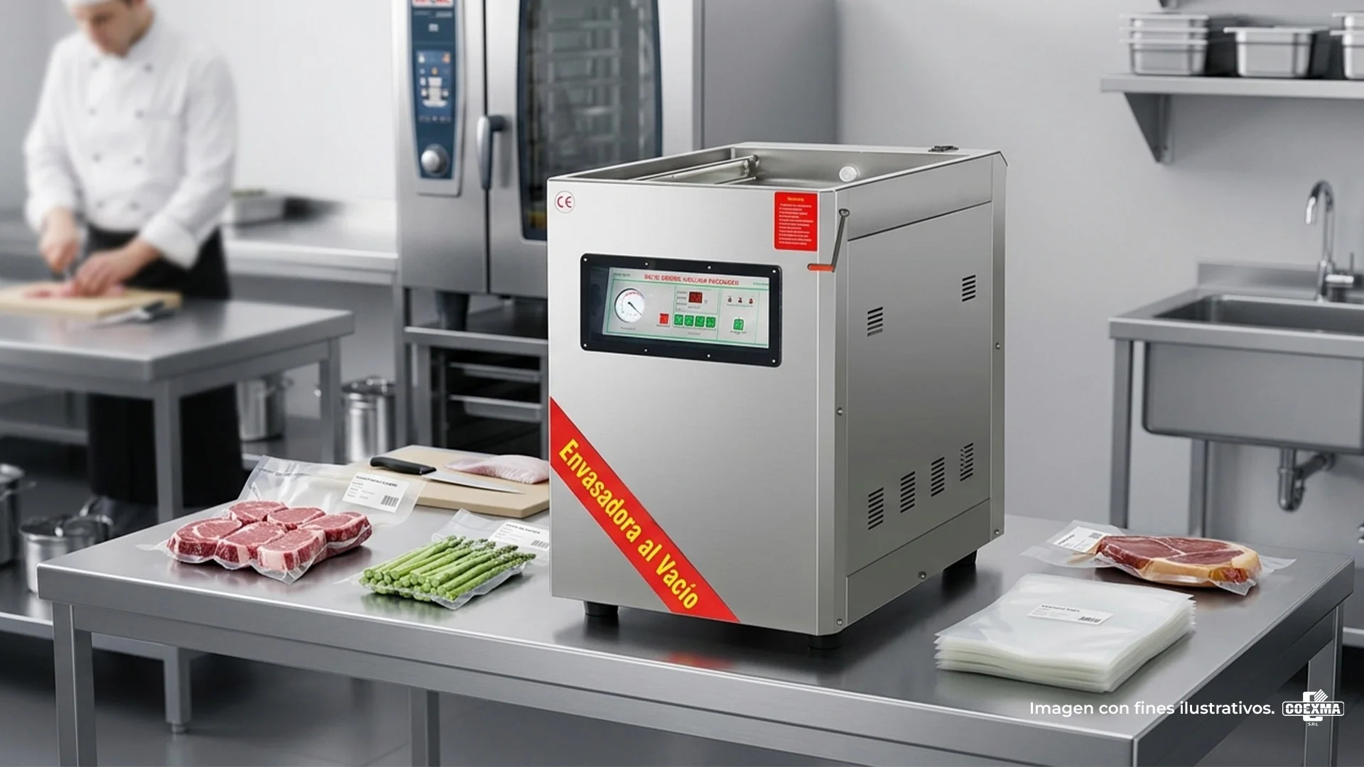 Envasadora al Vacío de Mesa GSVP-500/2F