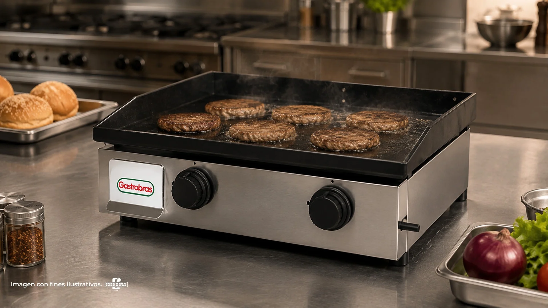 Churrasquera a Gas 60 cm CB60
