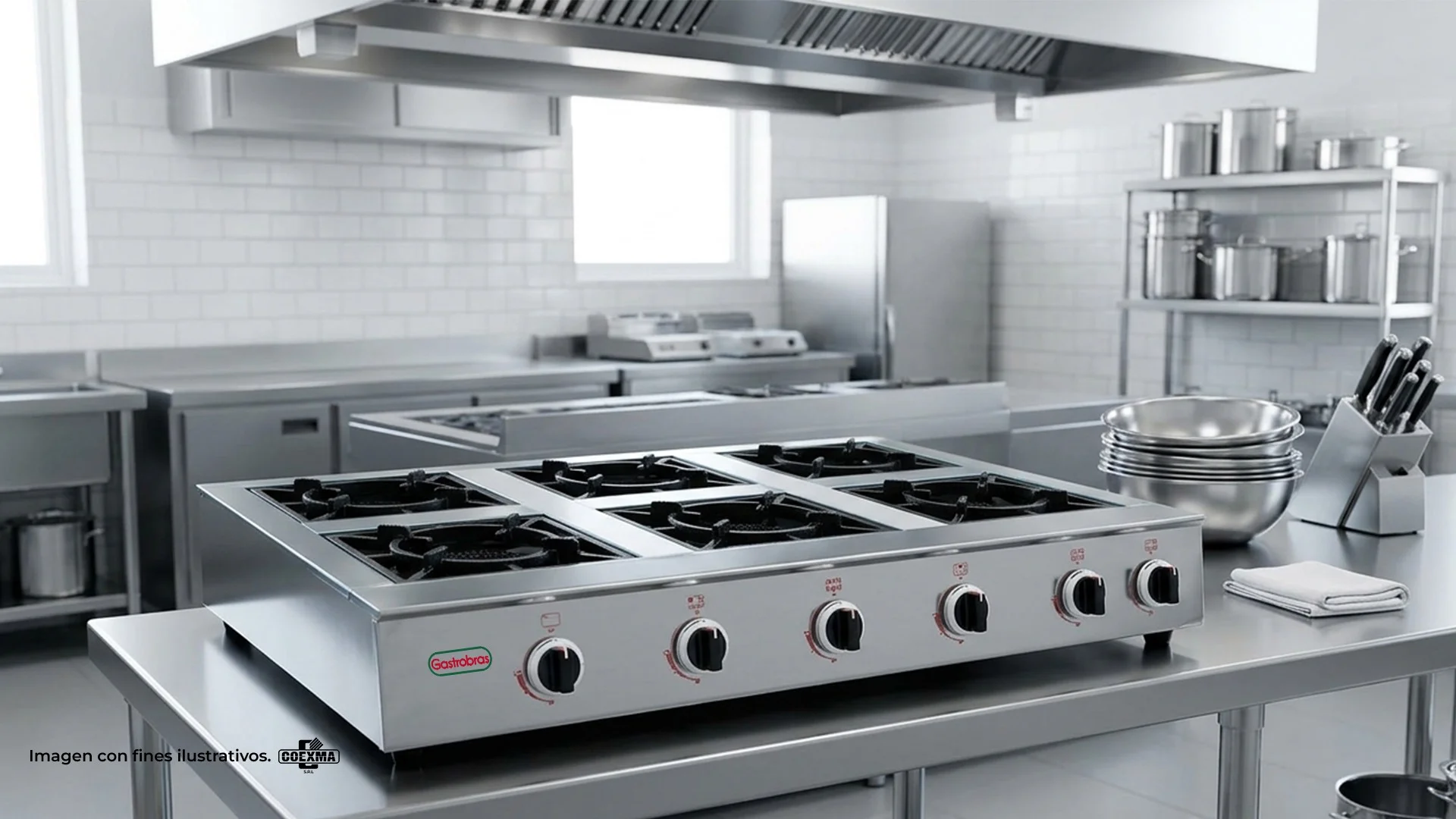 Cocina de Mesa 6 Quemadores GCMB-TX6
