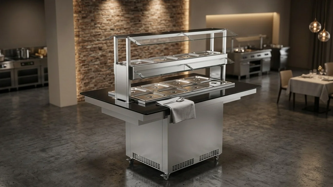 New Buffet Central Frío 8 cubas - NBRCF8