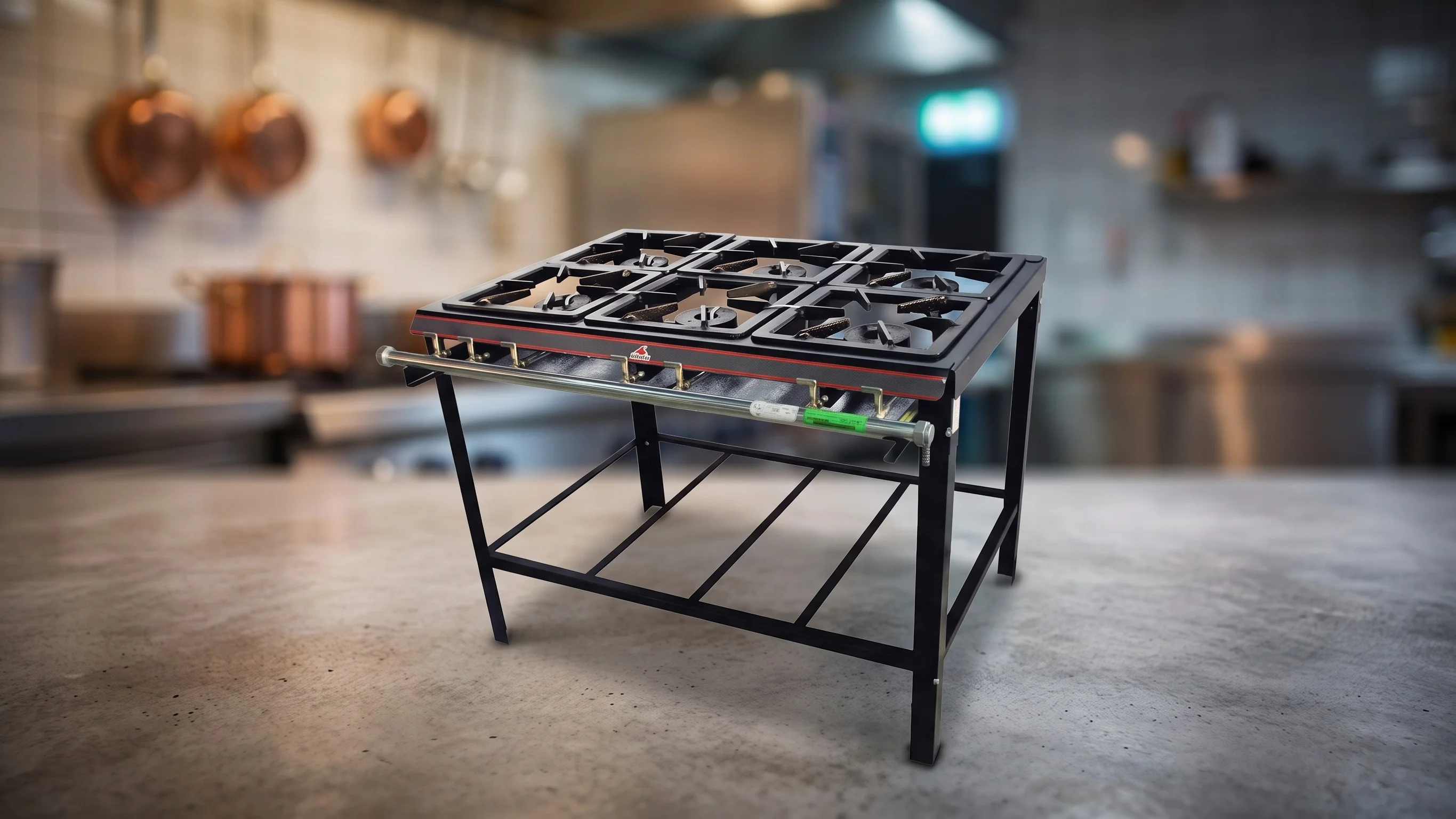 Cocina a Gas Industrial 6 Quemadores PMS-600N
