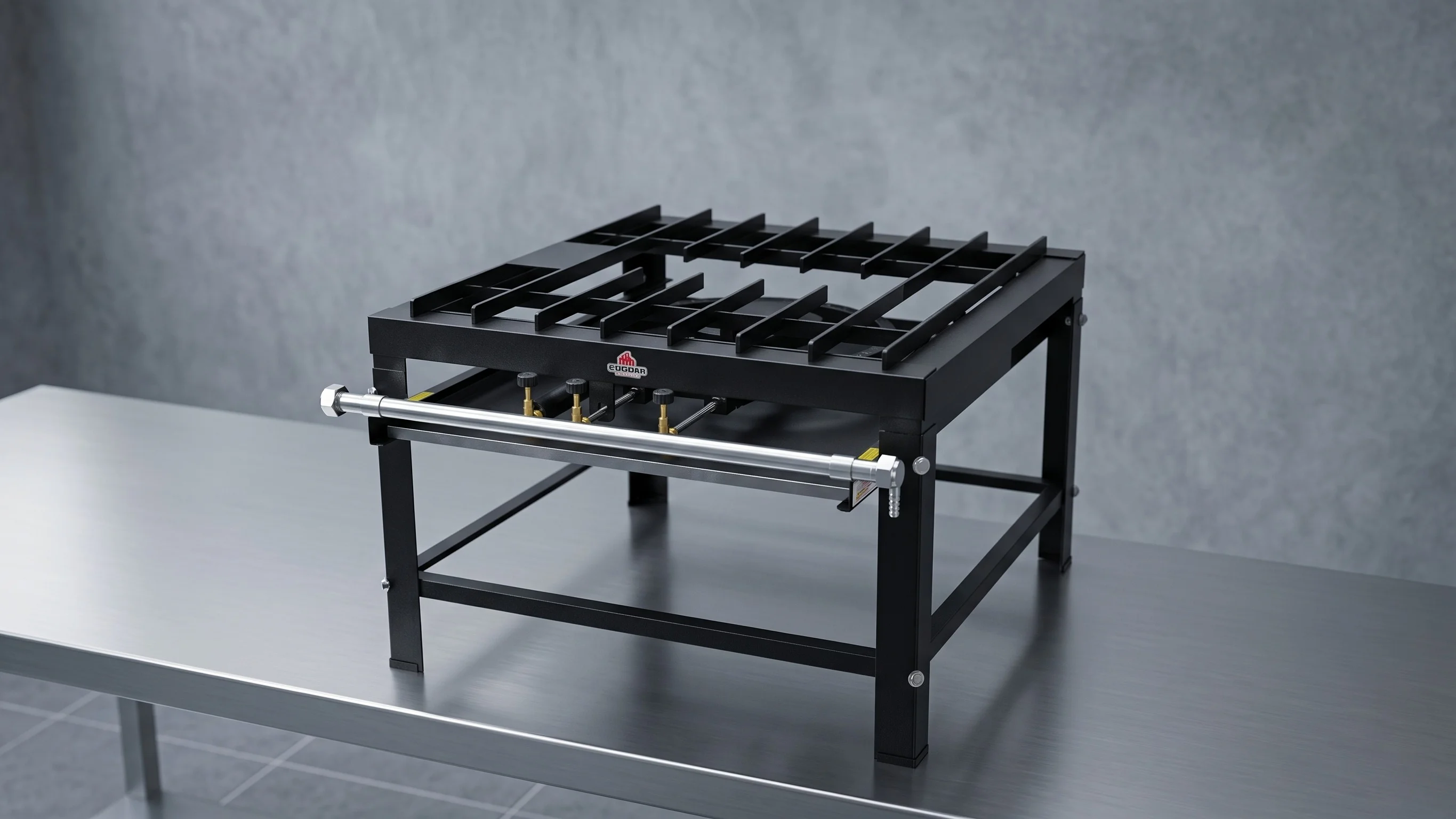 Cocina a Gas Industrial PFI-100 Alta Presión Pie 1 Quemador 50cm