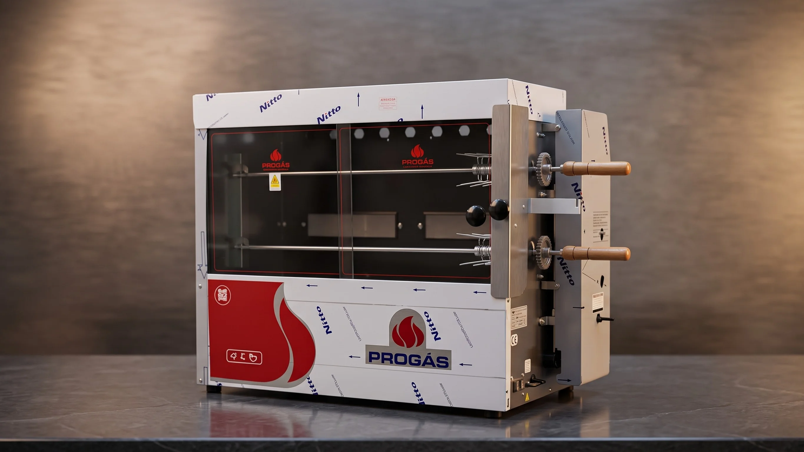 Spiedo Eléctrico Cocción a Gas PR-611 Rotativo 220V