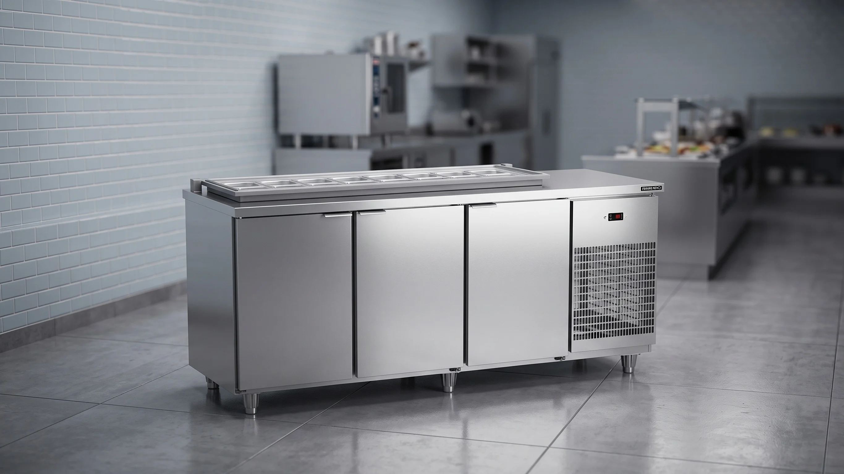 Balcón Servicio Refrigerado Condimentador Plus - BSCP-2000