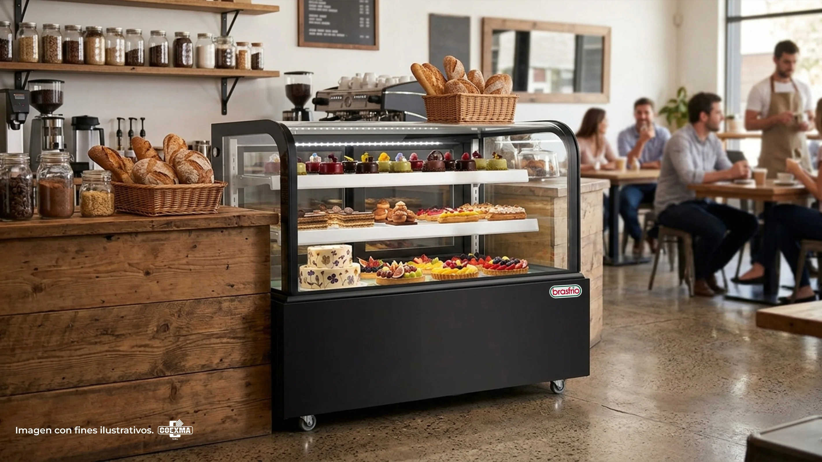 Vitrina de Pie Refrigerada Frío Seco BVPR-600R