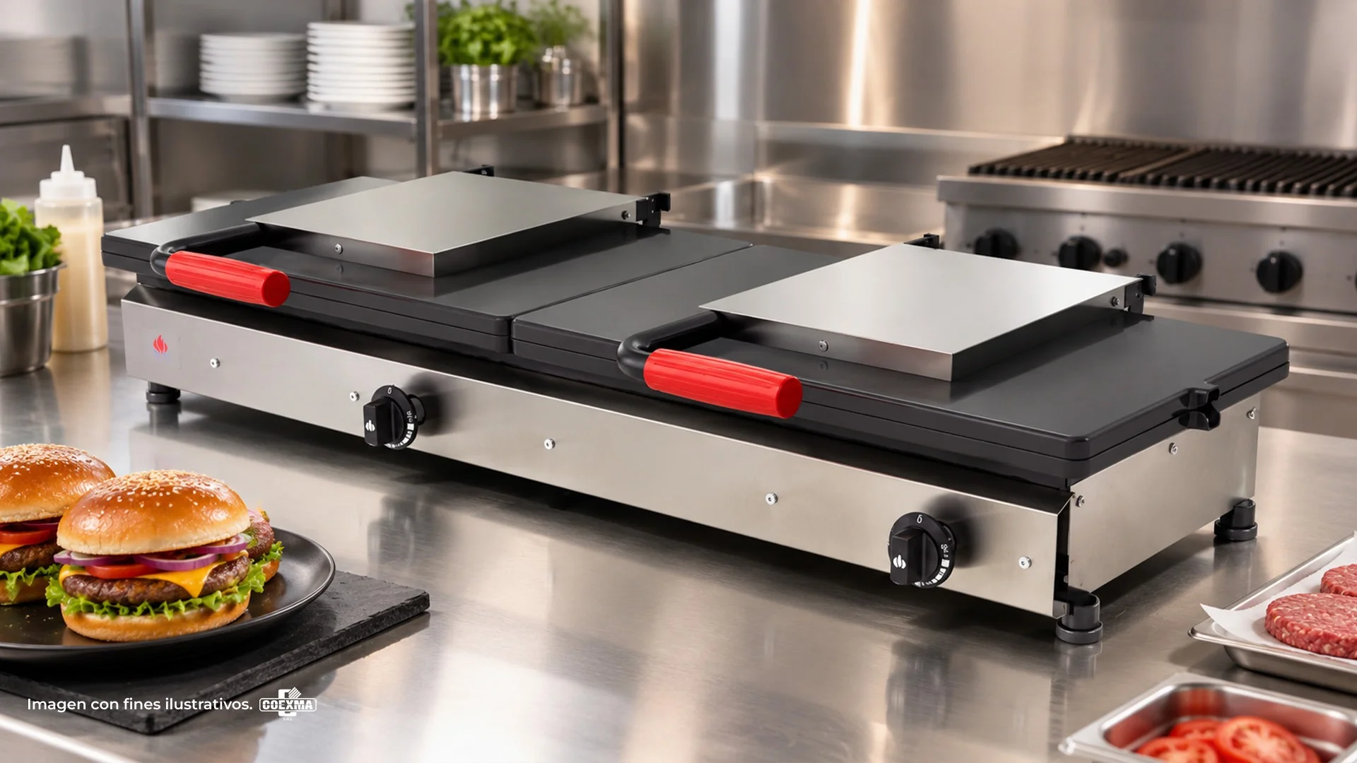 Hamburguesera a Gas PR-952G New Queen