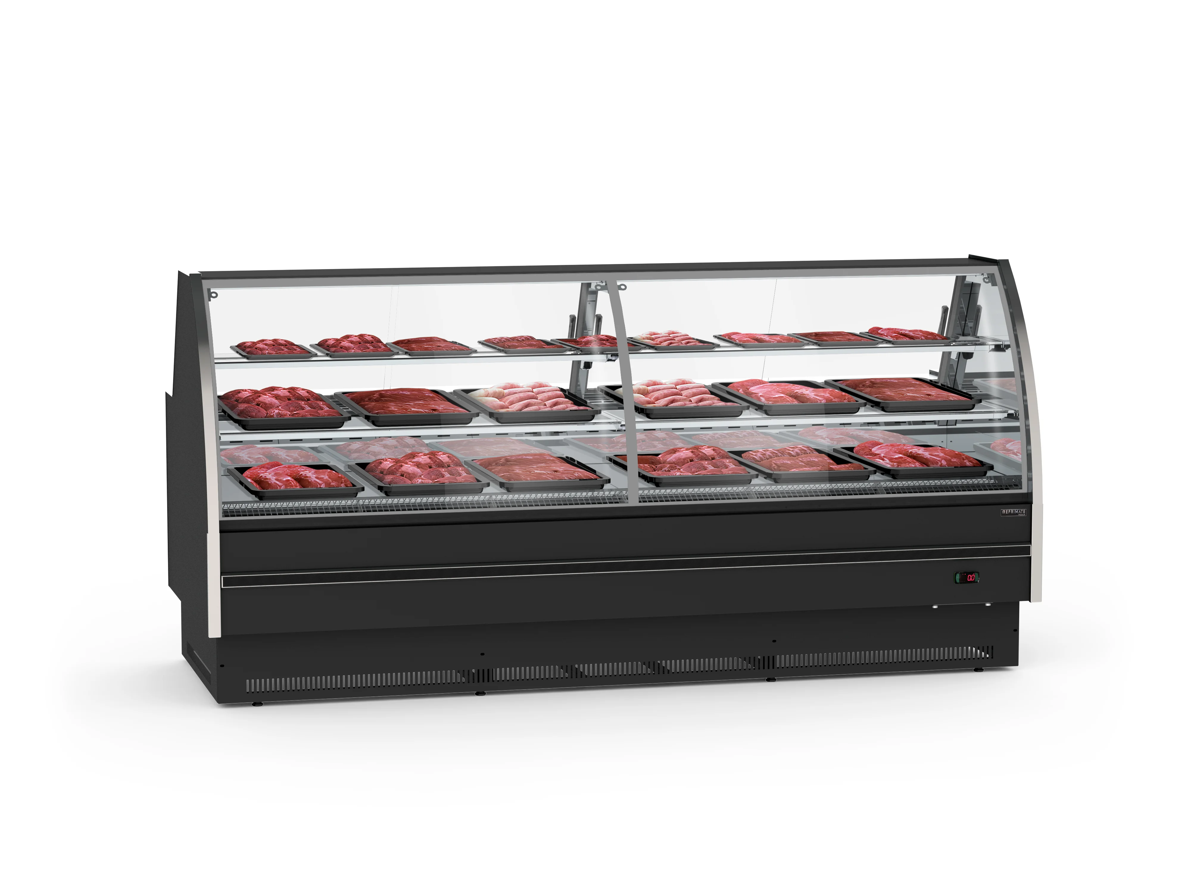Vitrina Premium Carnicería Vidro Curvo Ganchera - EAPRVCG2500 - Imagen 2