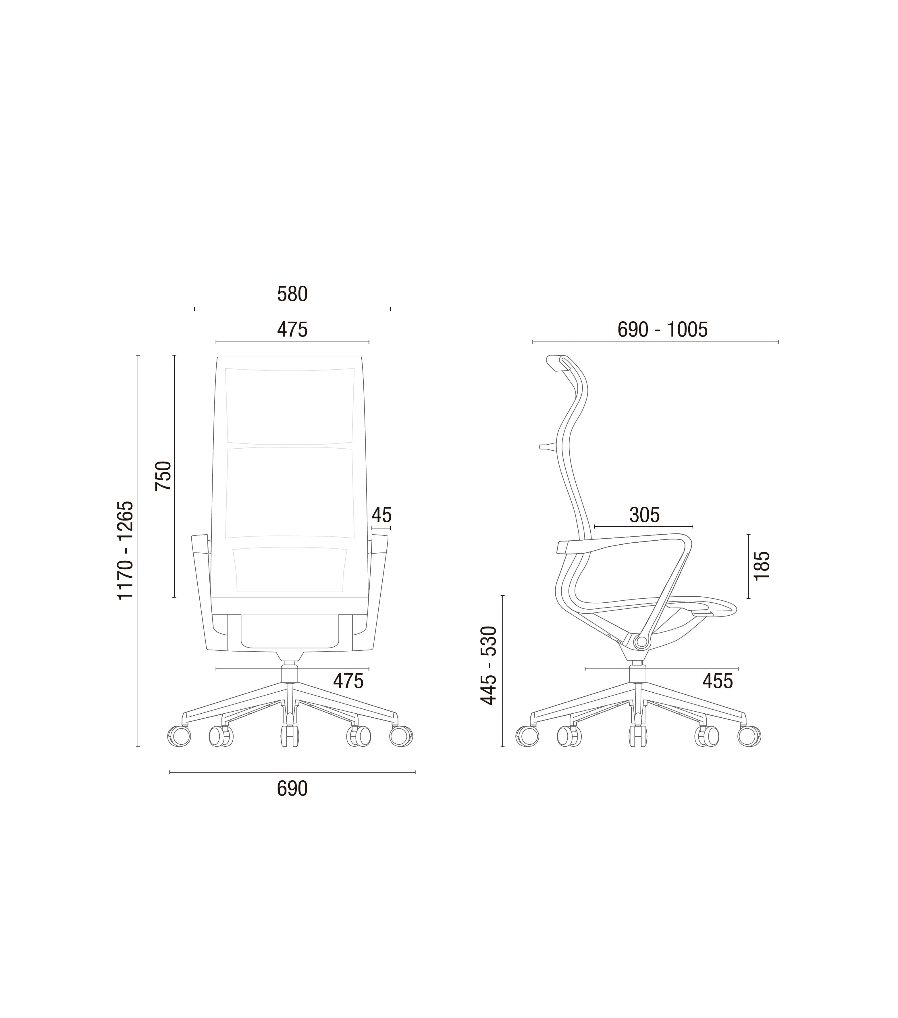 Silla Giratoria Aura 44101 - Imagen 12