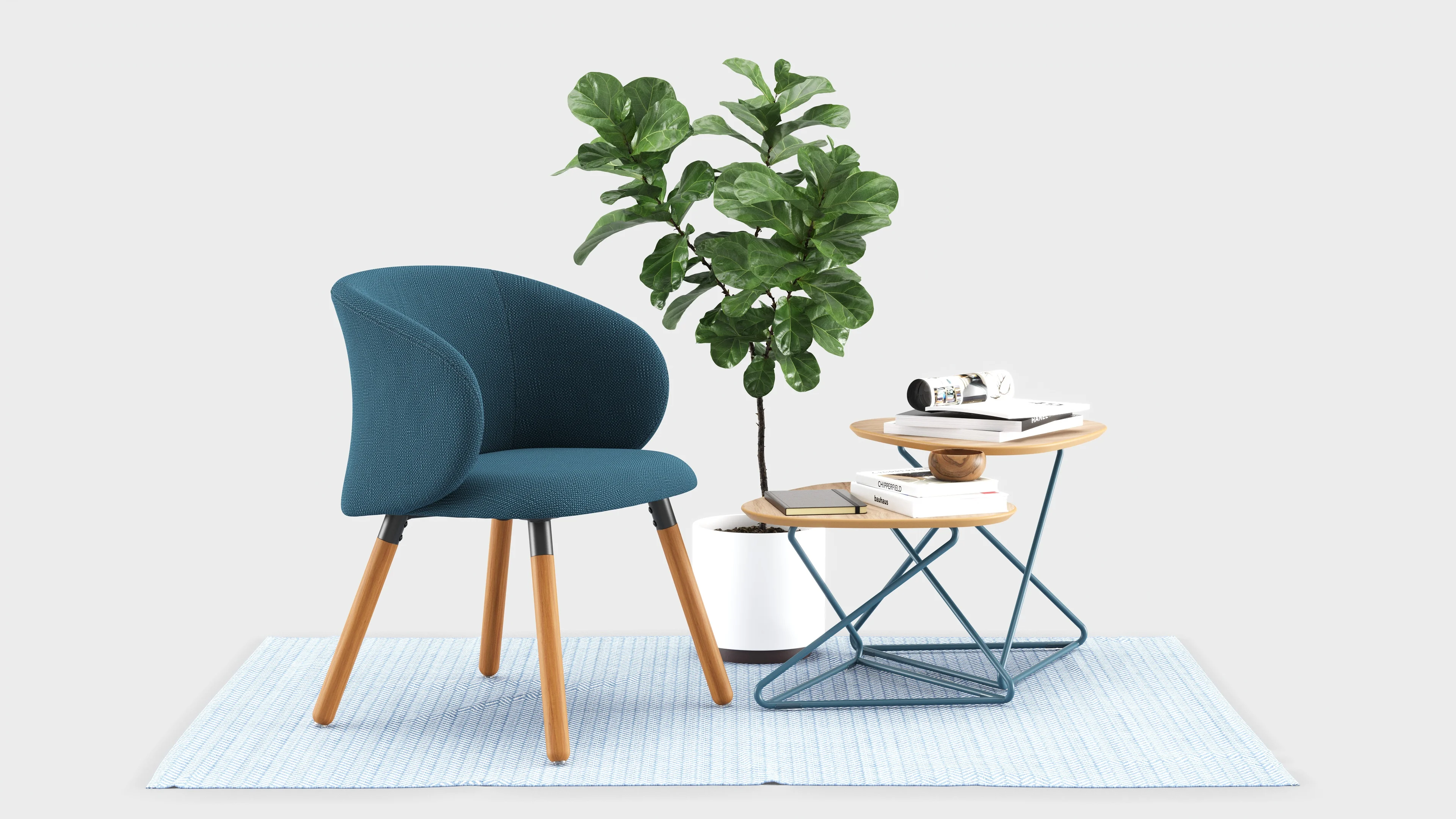 Silla Fija Pata Madera Bee 36706 - Imagen 3
