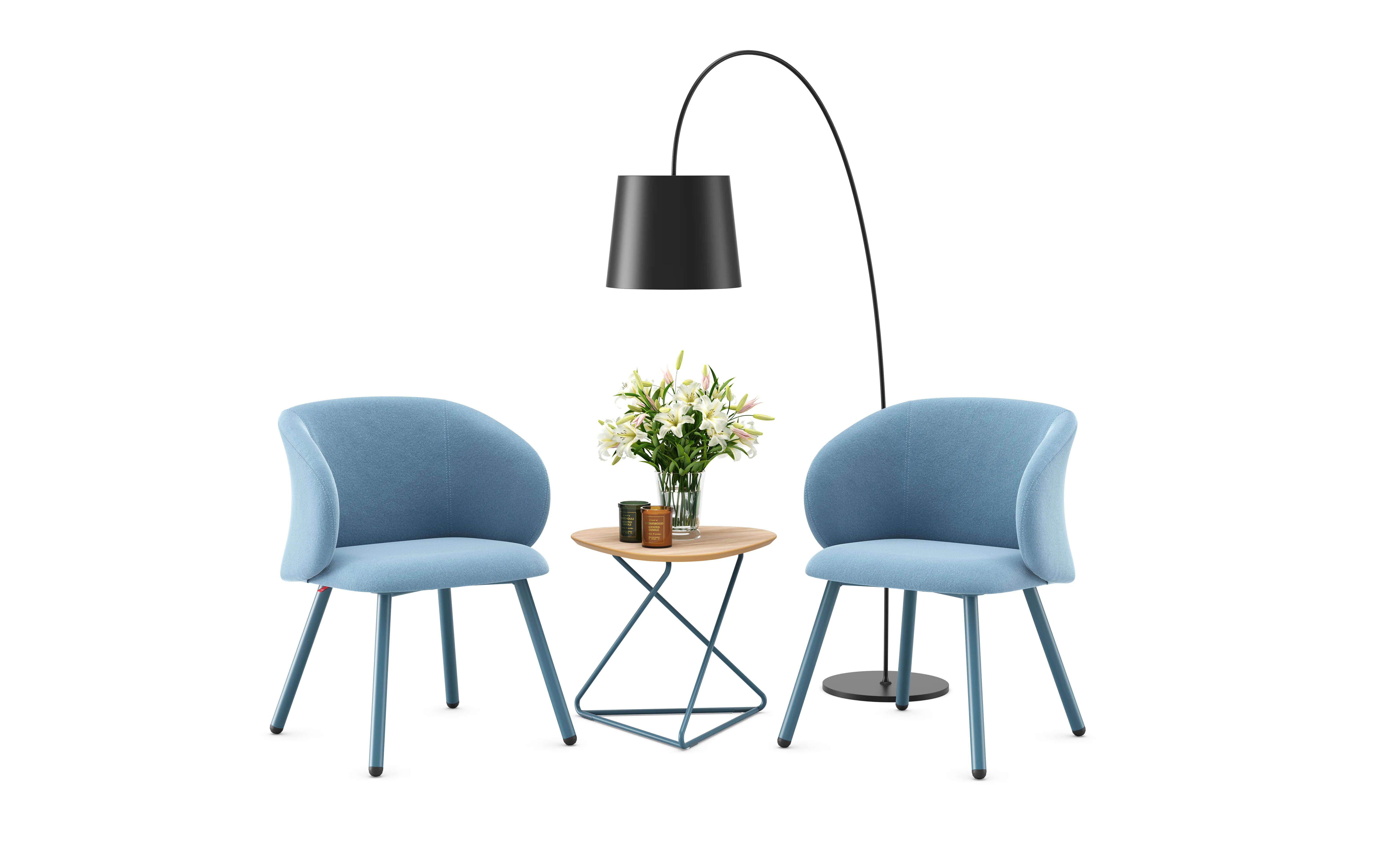 Silla Fija Pata Metal Bee 36707 - Imagen 2
