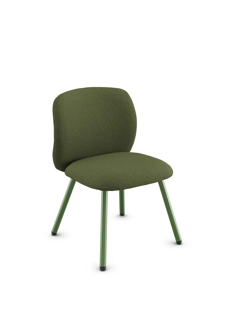Silla Respaldo Alto Fija Patas Metal Bee 36747 - Imagen 3