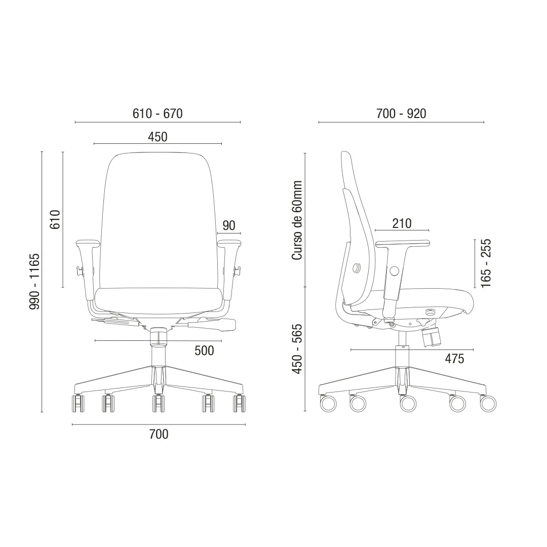 Silla Giratoria Alta Idea 40101 - Imagen 4