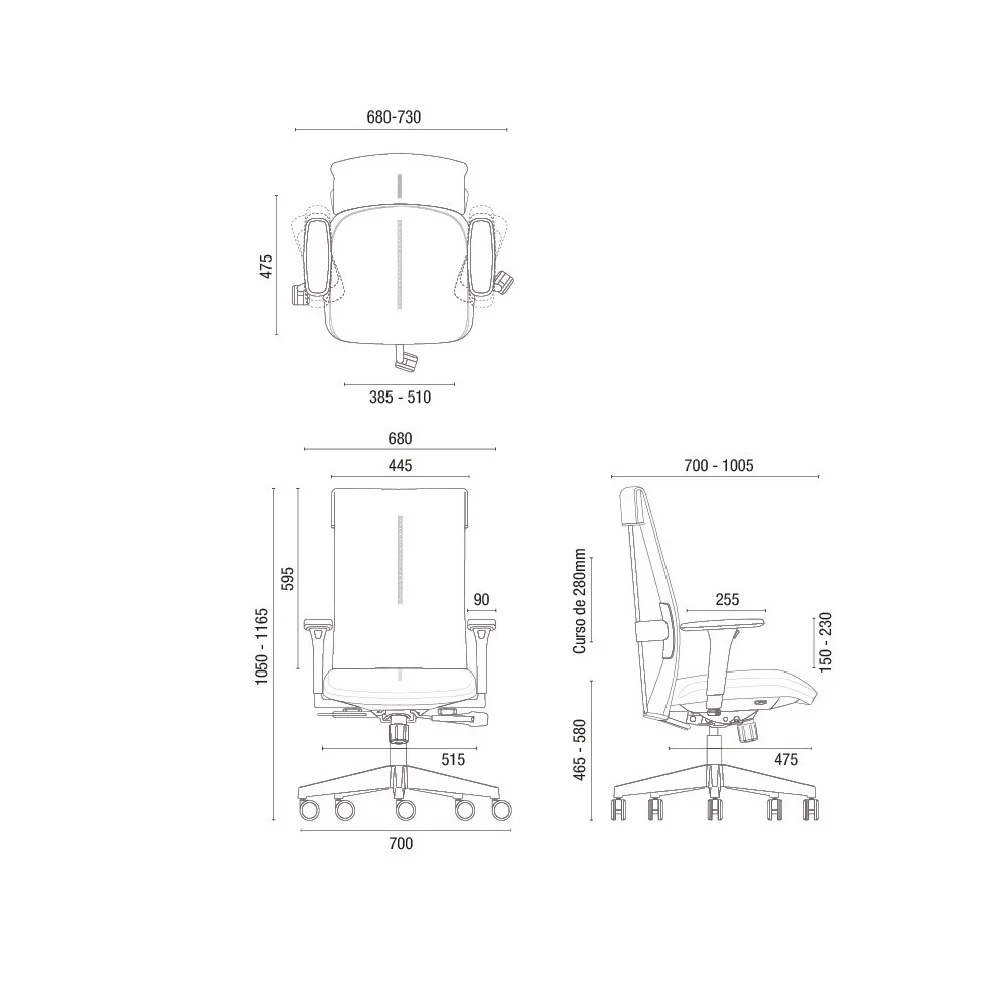 Silla Giratoria Leef 45101 - Imagen 7