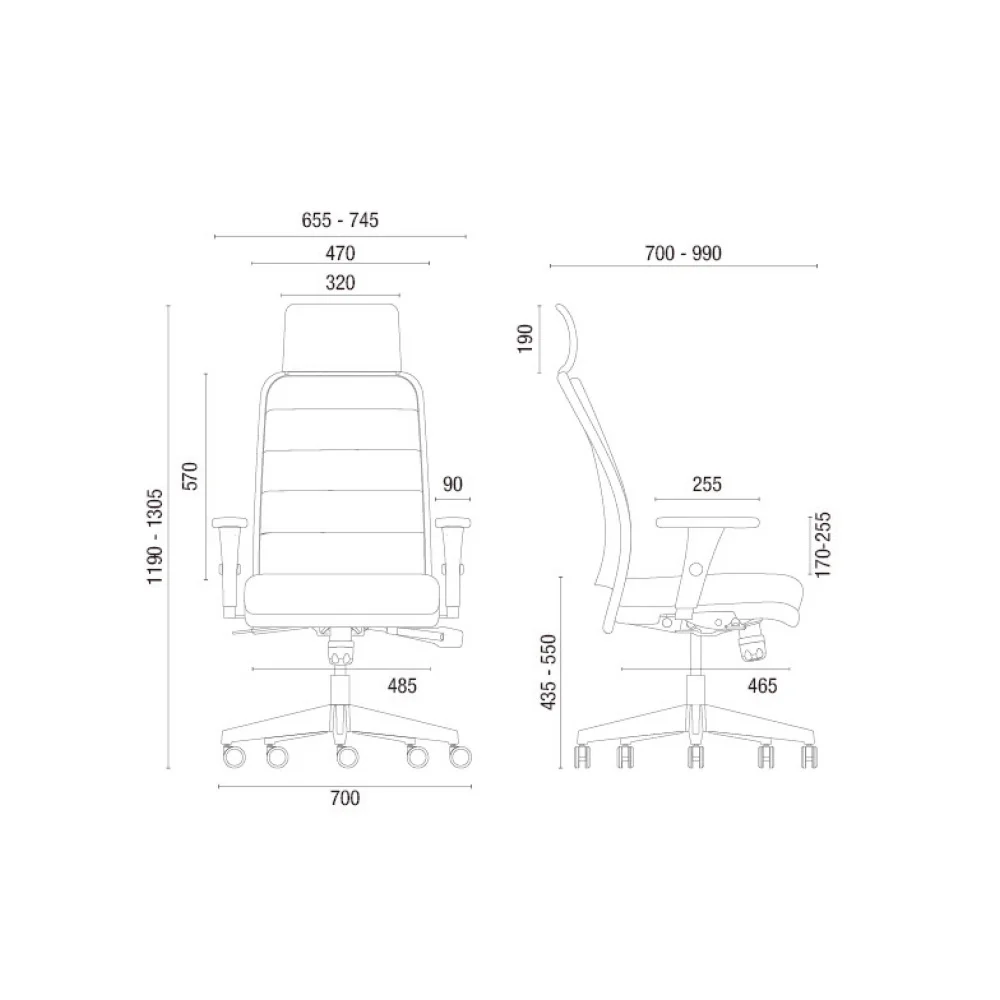 Silla Presidente Giratoria Soft 16501 - Imagen 2