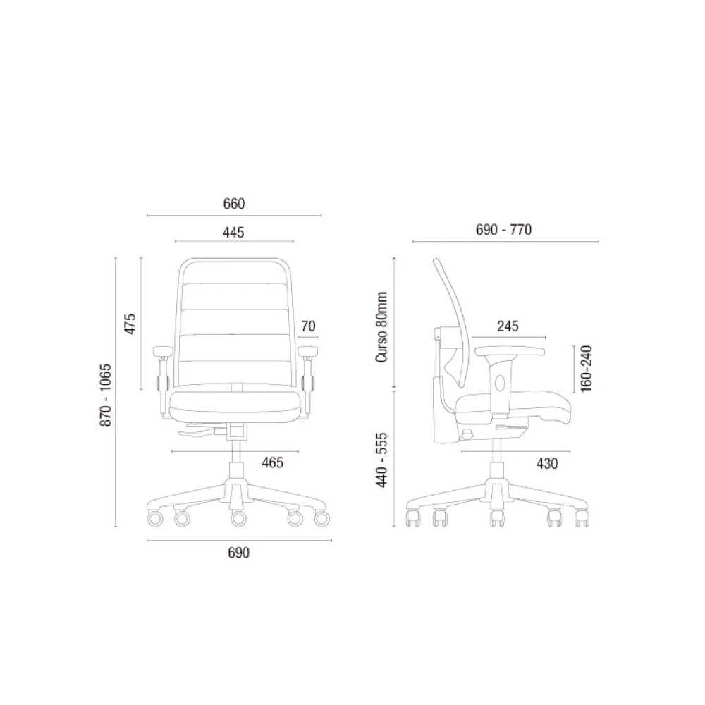 Silla Ejecutiva Giratoria Soft 16503 SRE - Imagen 2