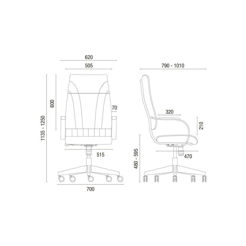 Silla Presidente Giratoria Master 20001 - Imagen 6