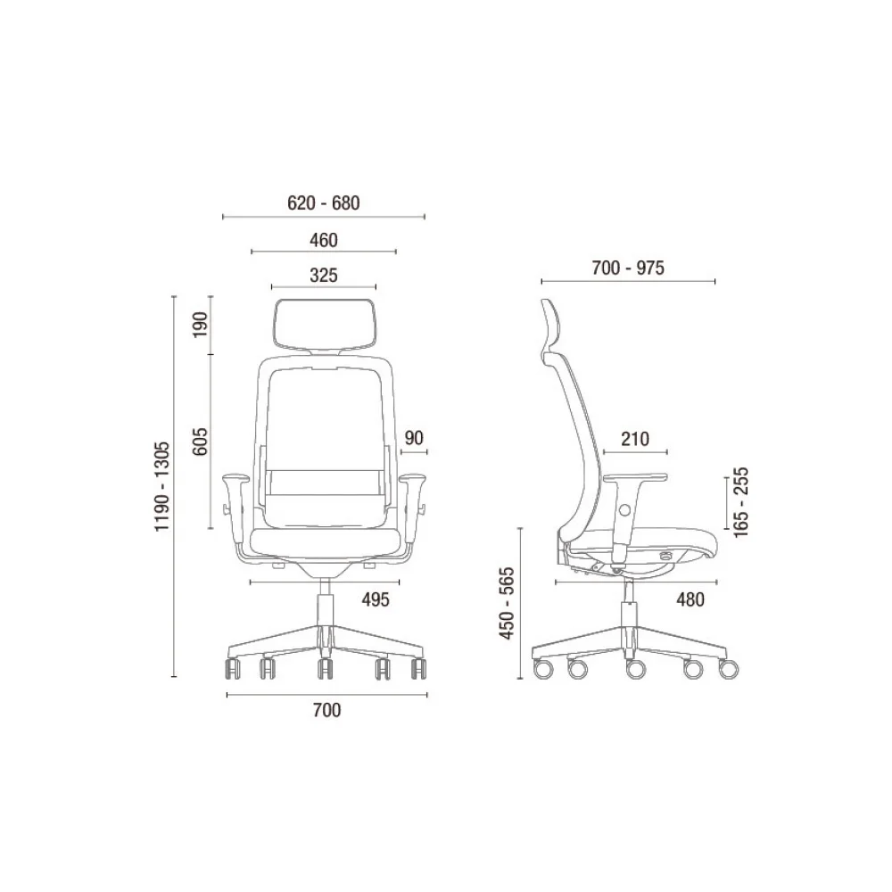 Silla Giratoria Reunión Vélo 42101 AC - Imagen 5