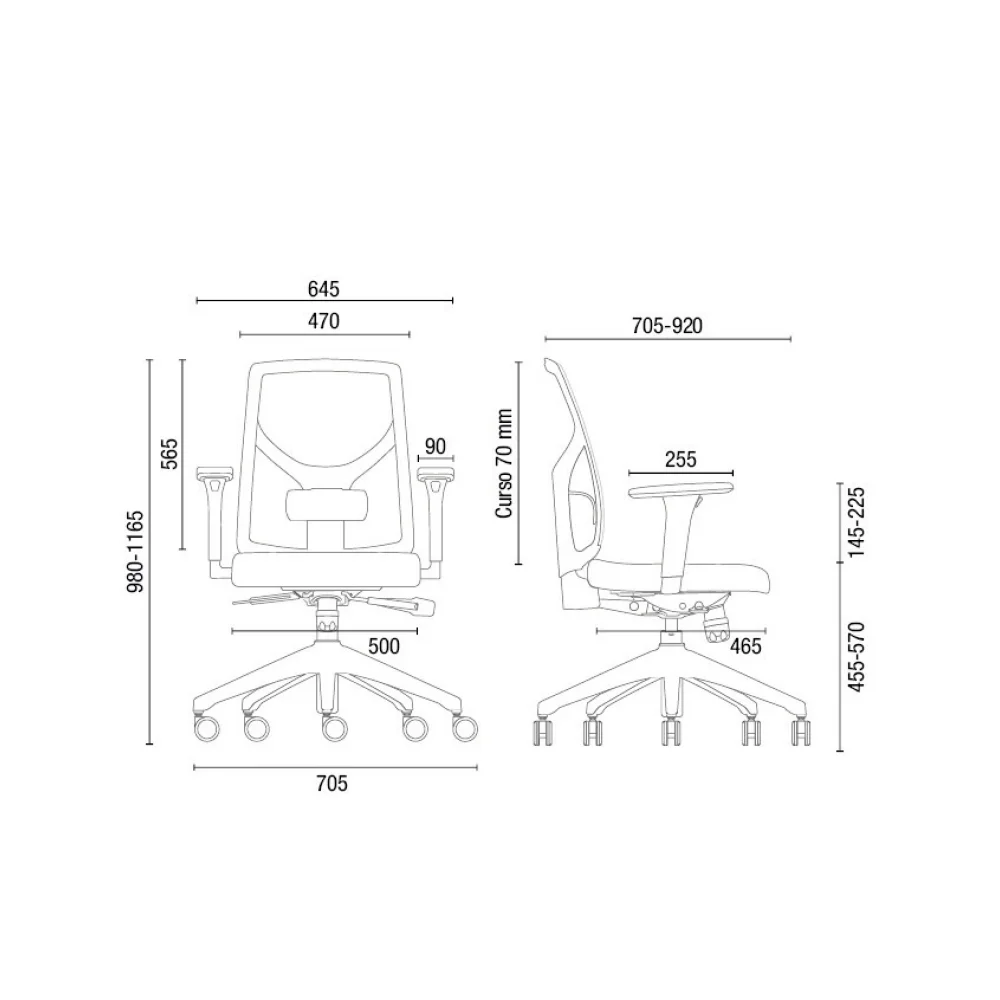 Silla Giratoria Operativa Yon 47101 - Imagen 8