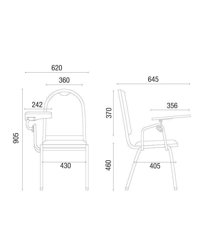 Silla Apilable Colectiva 1002 - Imagen 4