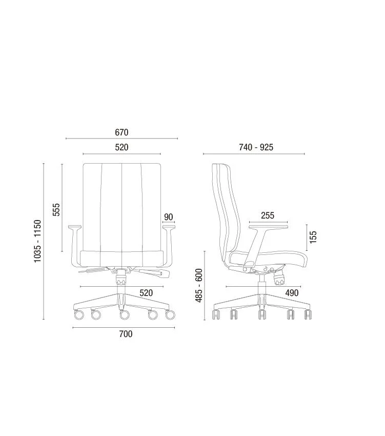 Silla Director Giratoria Essence 20502 - Imagen 5