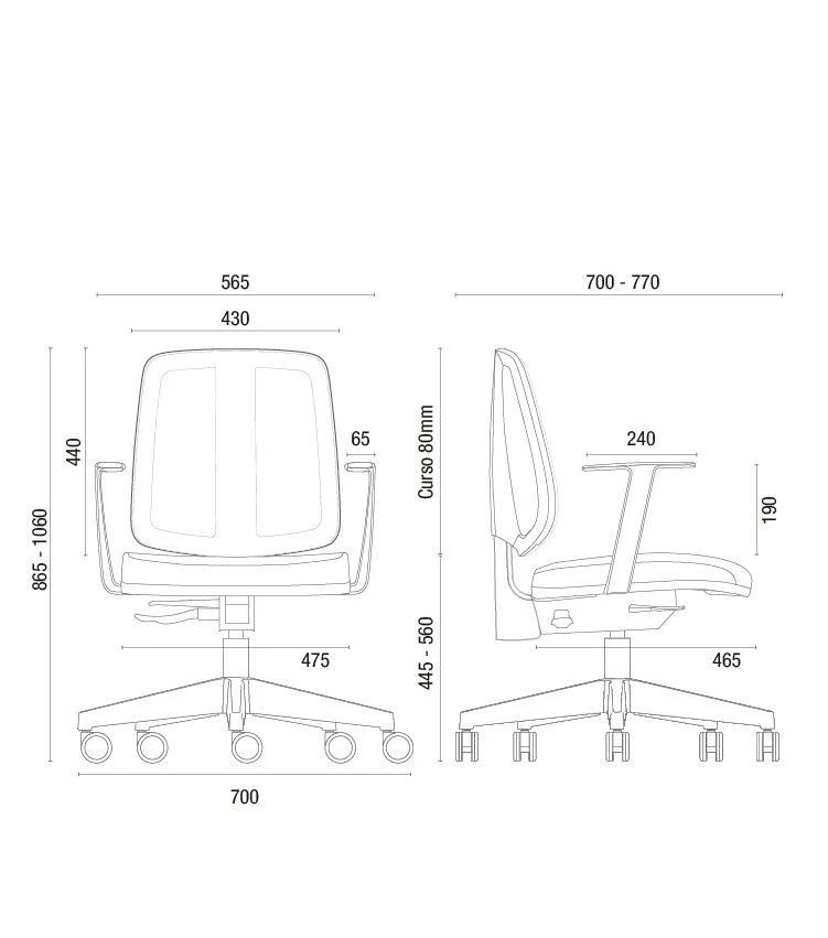 Silla Ejecutiva Giratoria Flip 43103 SRE - Imagen 9