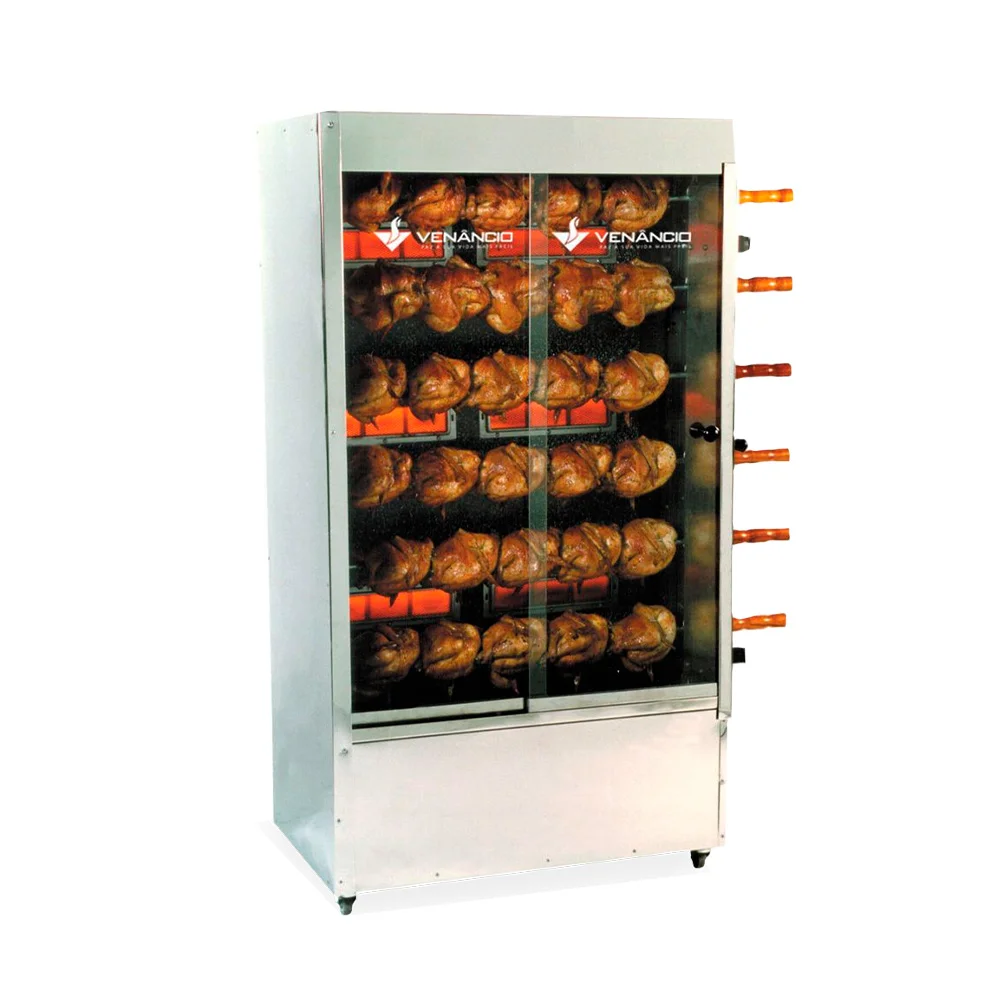 Spiedo Eléctrico /Cocción a Gas / SGF3 / Rotativo - 30 Pollos - Imagen 2