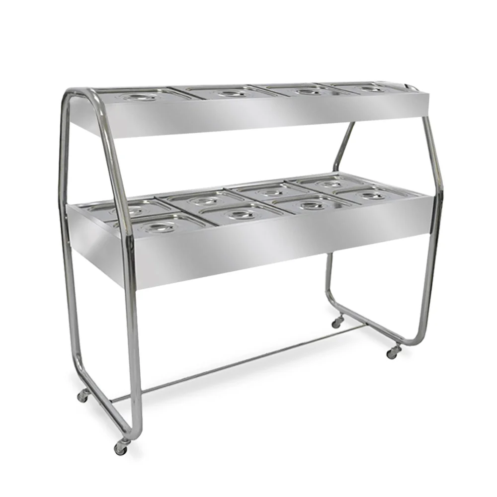 Buffet Combinado Caliente/Frío / 8 Cubas 1/2 EAD8T Cromado - Imagen 2