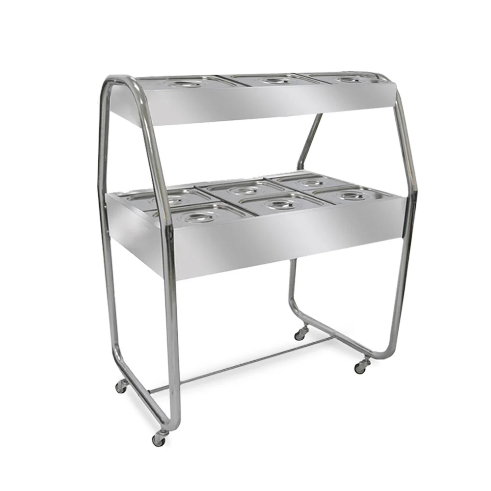 Buffet Combinado Caliente/Frío / 6 Cubas 1/2 EAD6T Cromado - Imagen 2