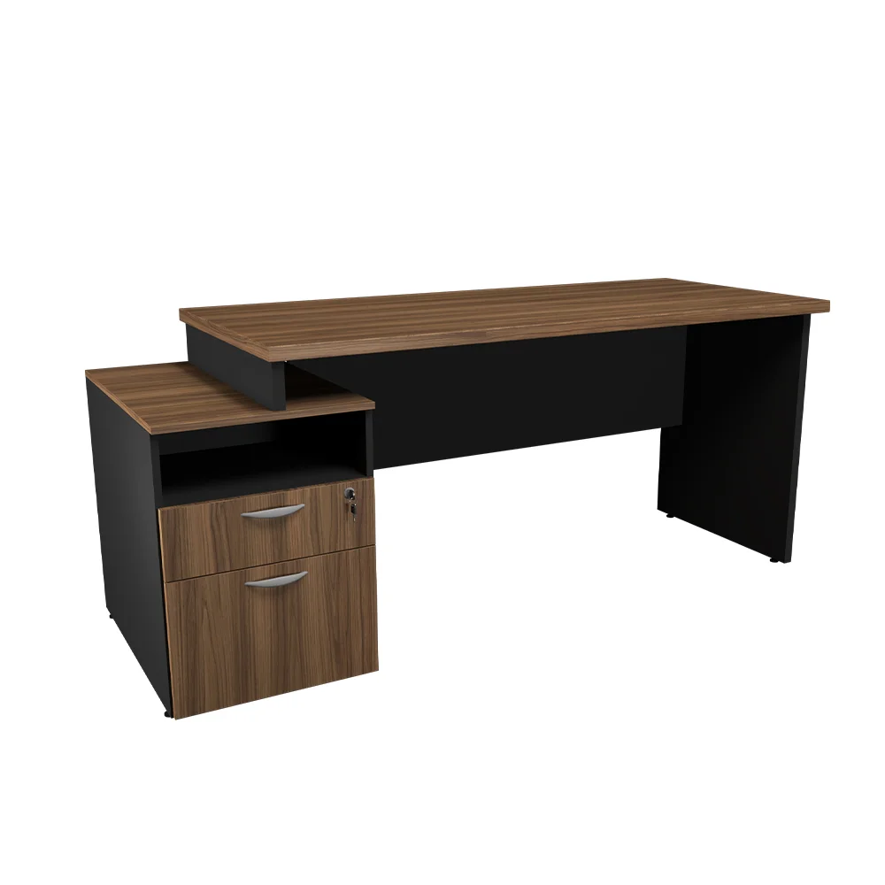 Mesa Recta 2 Cajones COE1570 - Imagen 2