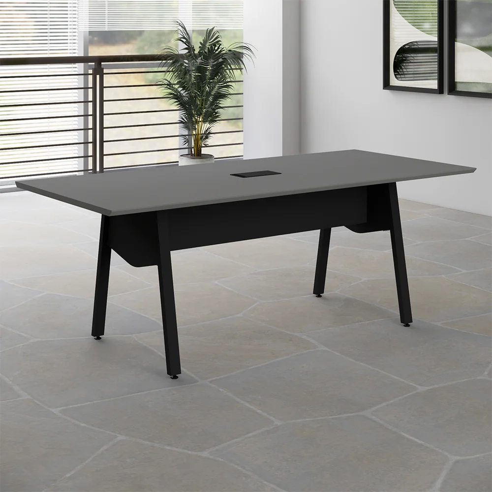Mesa de Reunión Rectangular Pata Caballete VRA2090 - Imagen 3
