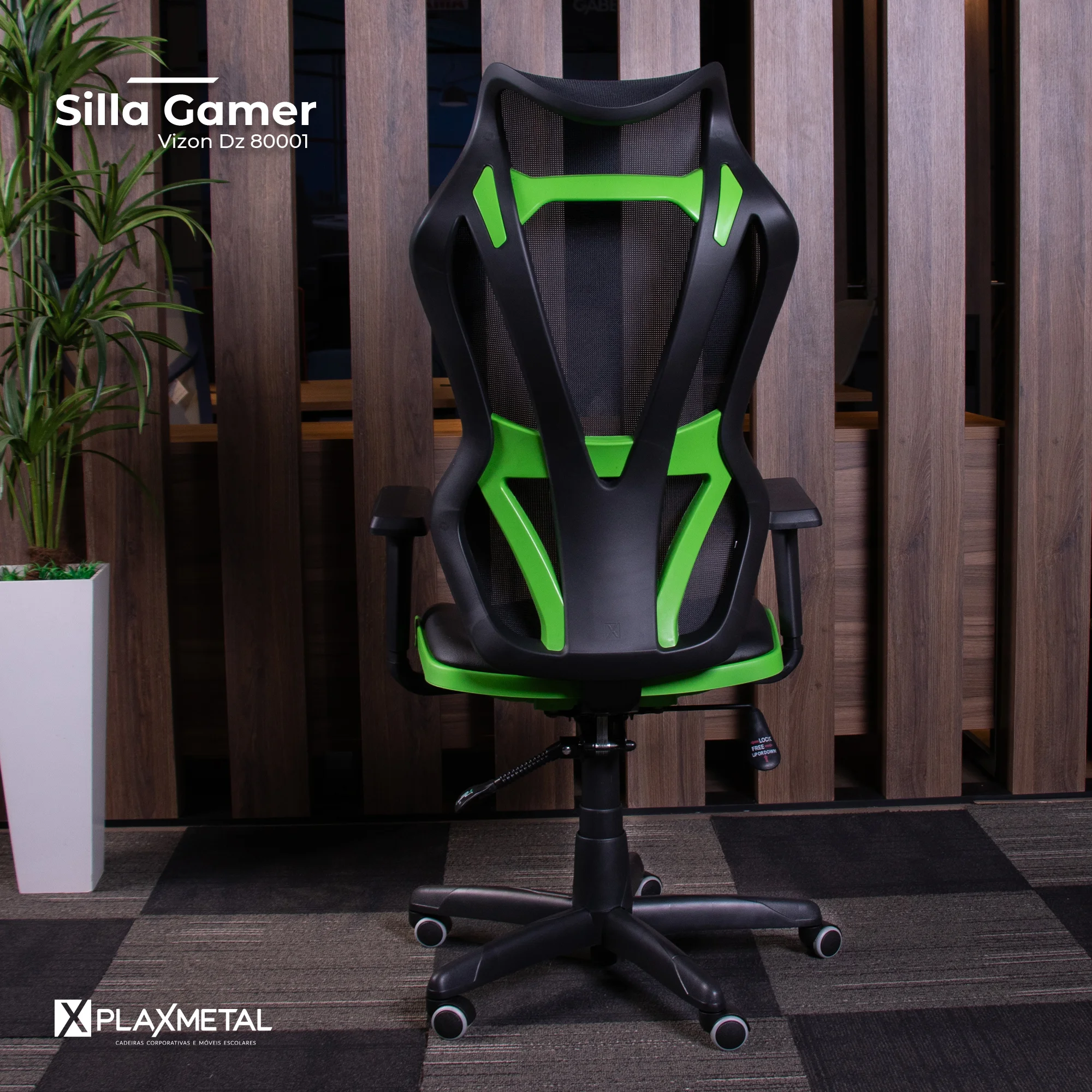 Silla Gamer Giratoria Vizon DZ 80001 - Imagen 14