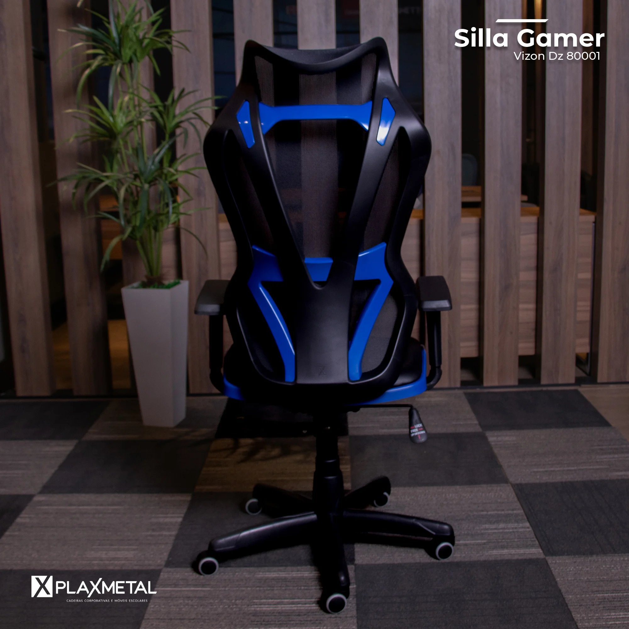 Silla Gamer Giratoria Vizon DZ 80001 - Imagen 19