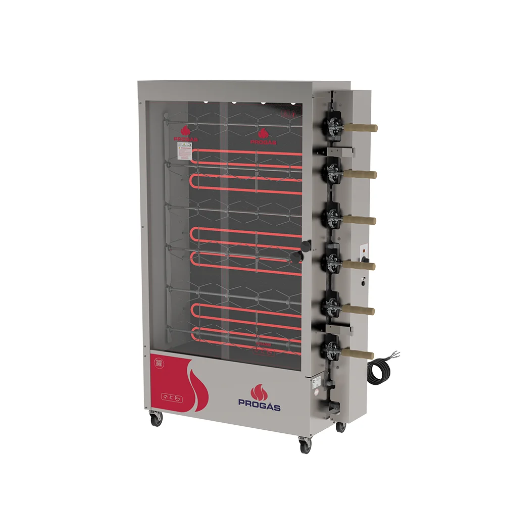Spiedo Eléctrico Cocción a Gas PR-631 Rotativo 220V - Imagen 2