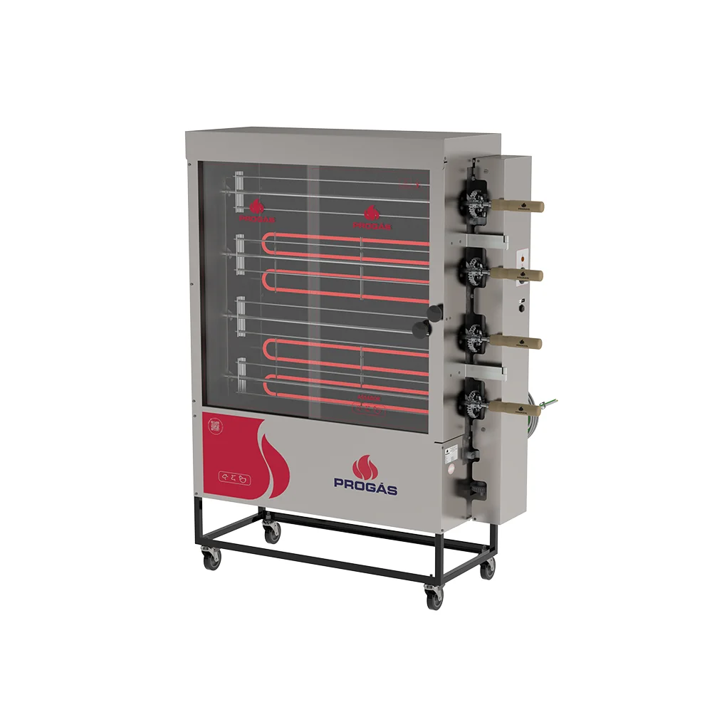 Spiedo Eléctrico Cocción a Gas PR-621 Rotativo 220V - Imagen 2