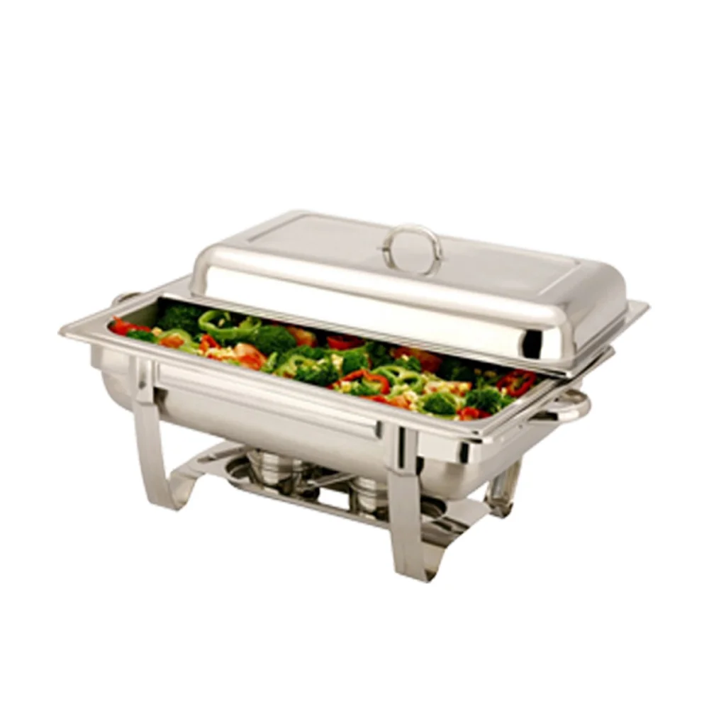 Calentador Rechaud para Buffet Rectangular 9 Litros GN 1/1 - Imagen 2