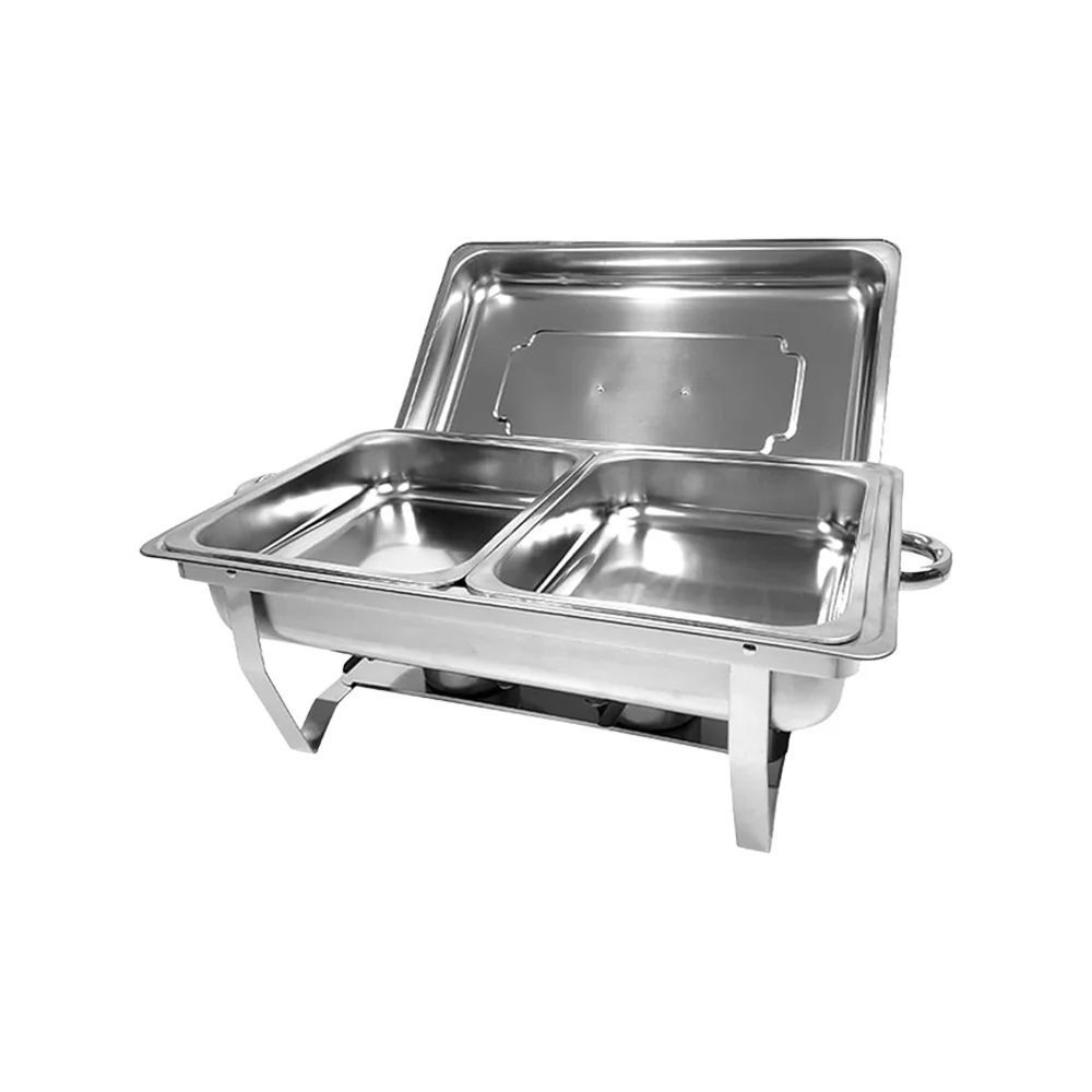 Calentador Rechaud para Buffet Rectangular 9 Litros GN 1/2 - Imagen 2